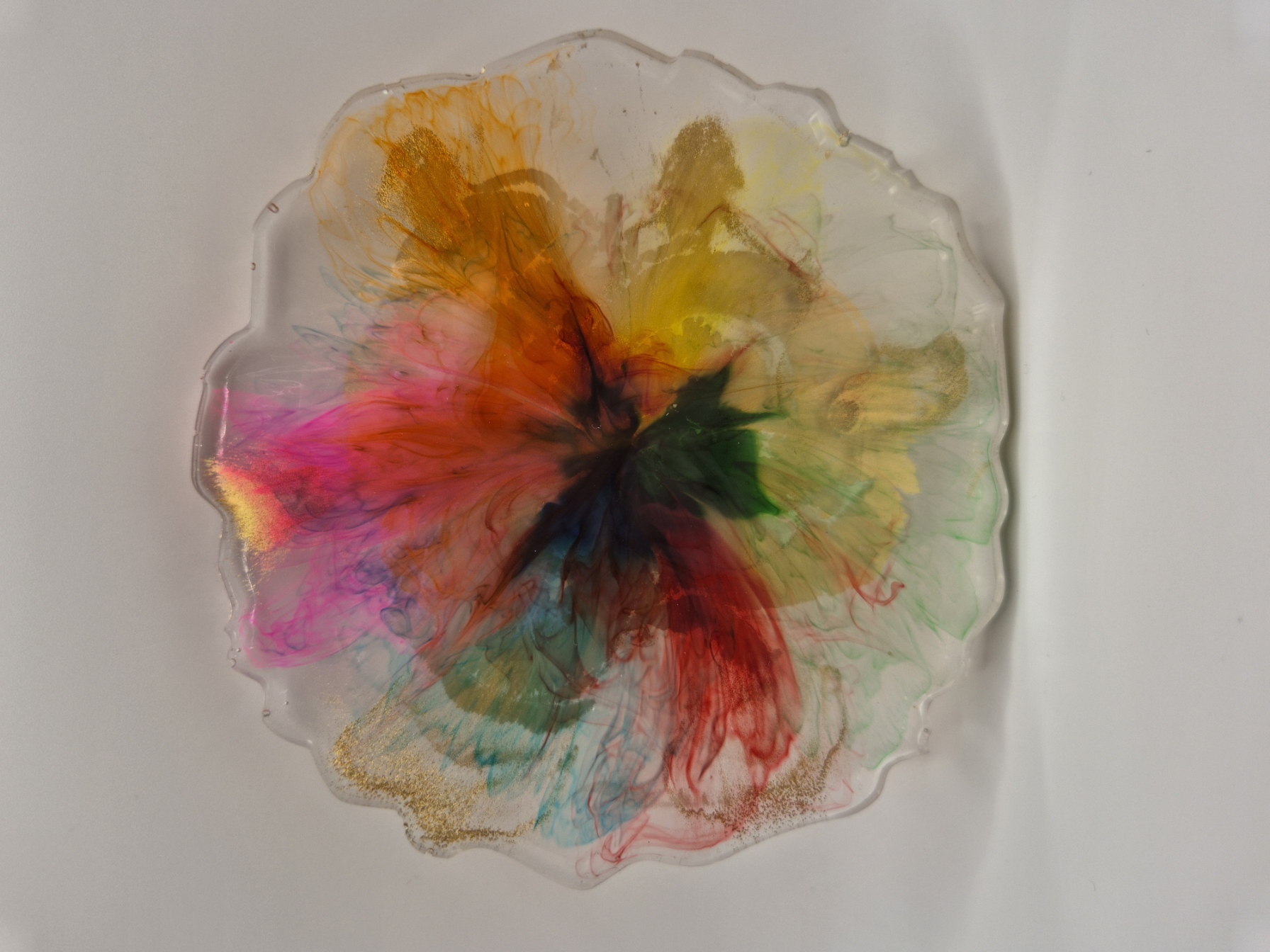 Untersetzter mit Farbverlauf