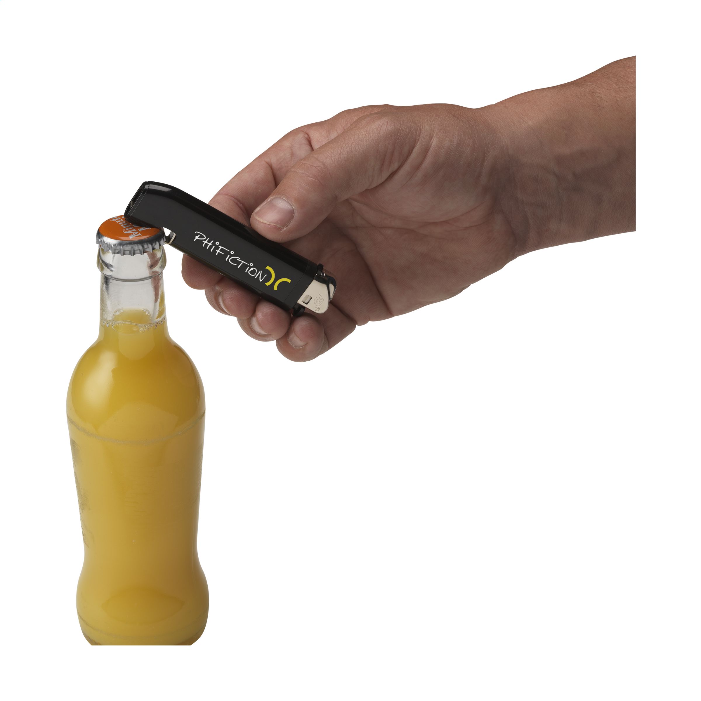 1780 Žiebtuvėlis su butelių atidarytuvu ir reguliuojama liepsna