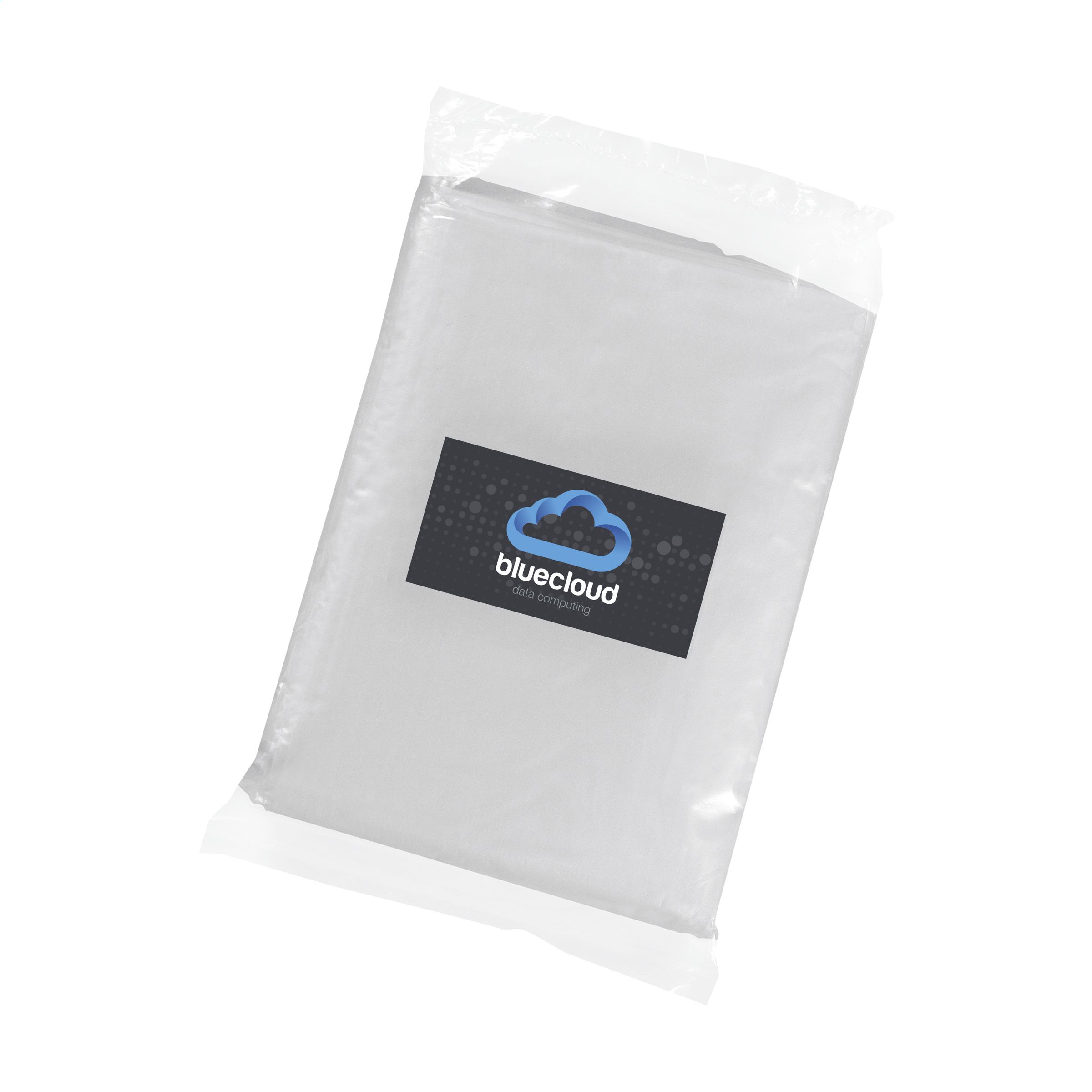 3055 Skaidrus, lengvas, vandeniui atsparus plastikinis pončas