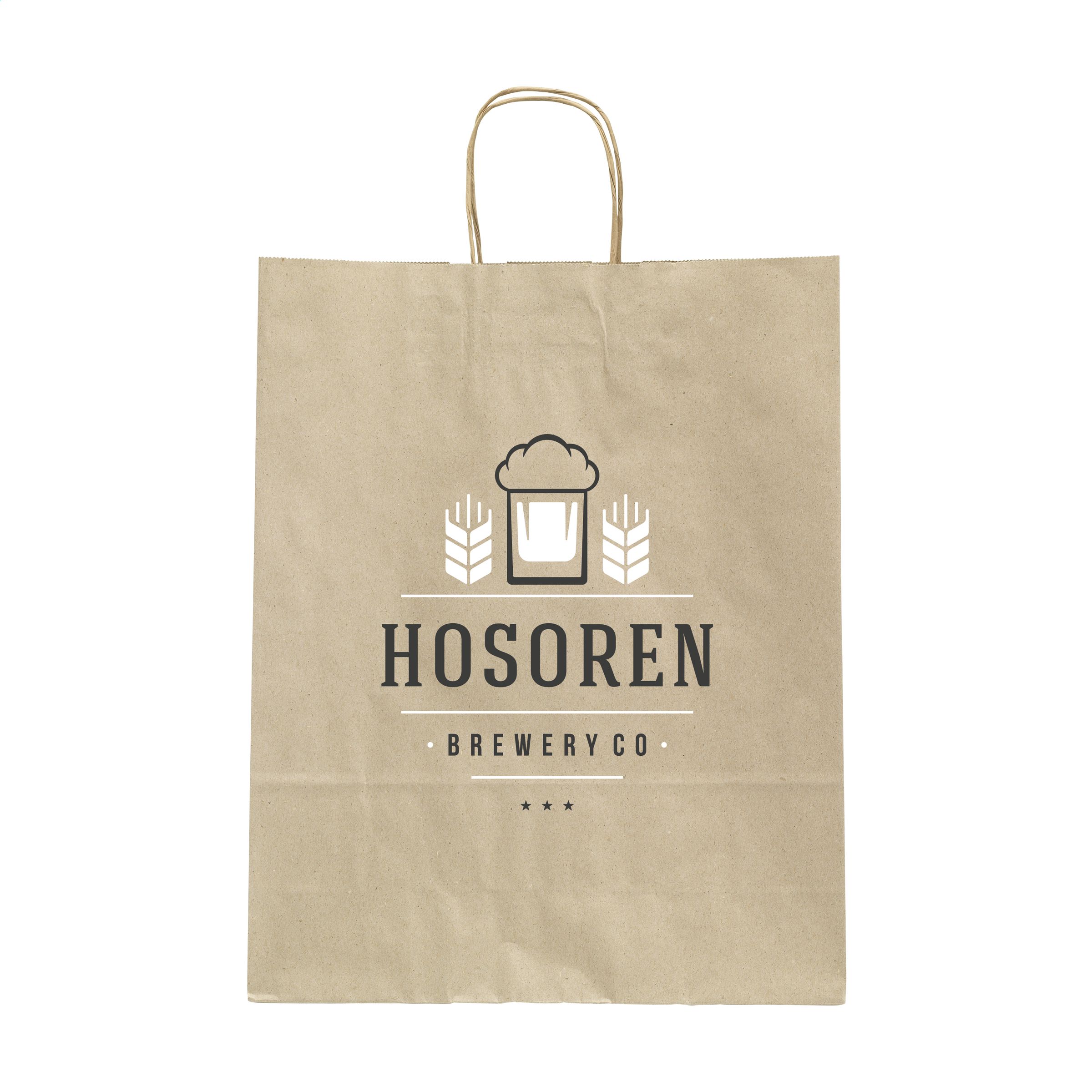 3586 Tvirtas ECO dovanų maišelis M dydžio