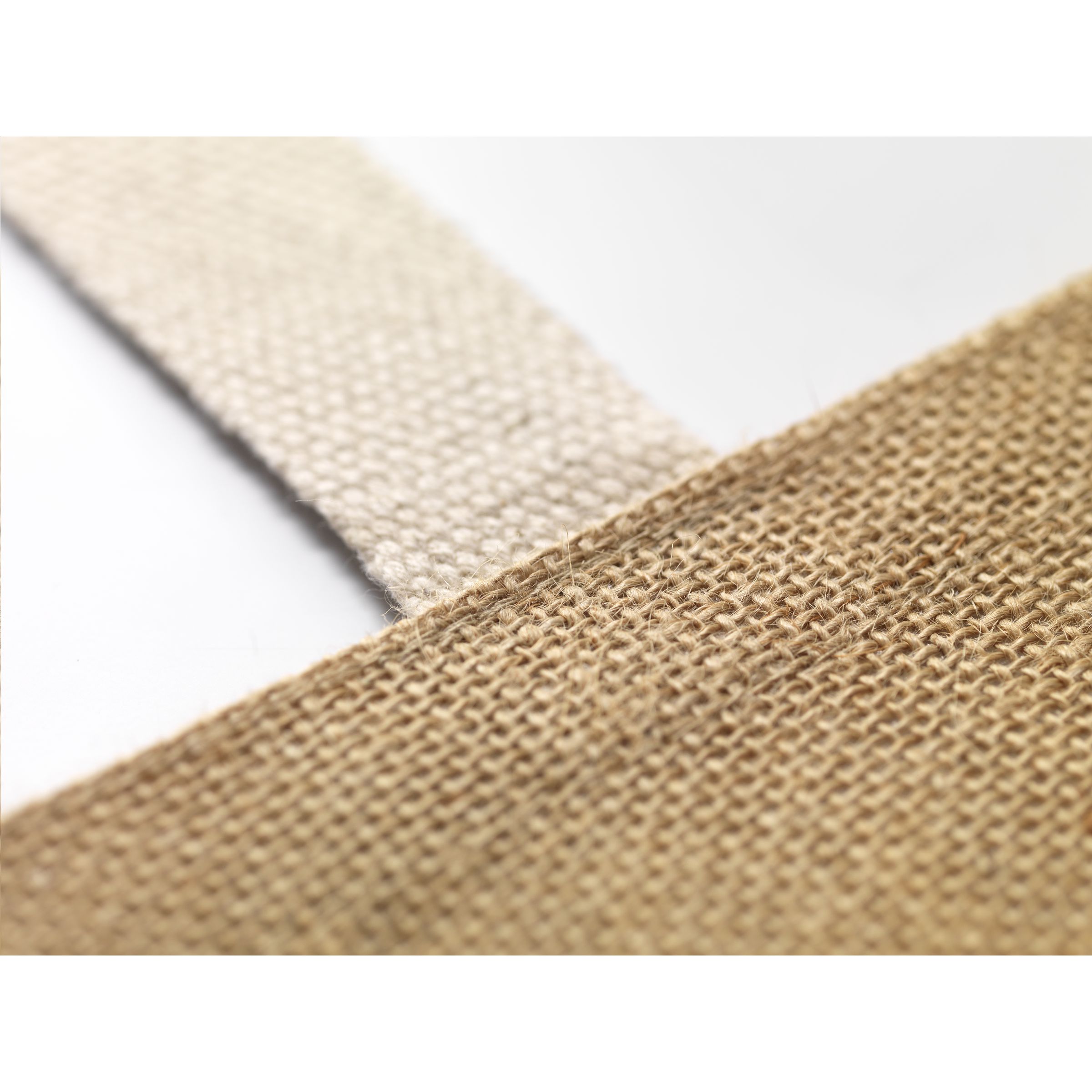 0849  Išskirtinis džiuto krepšys su laminuotu vidumi