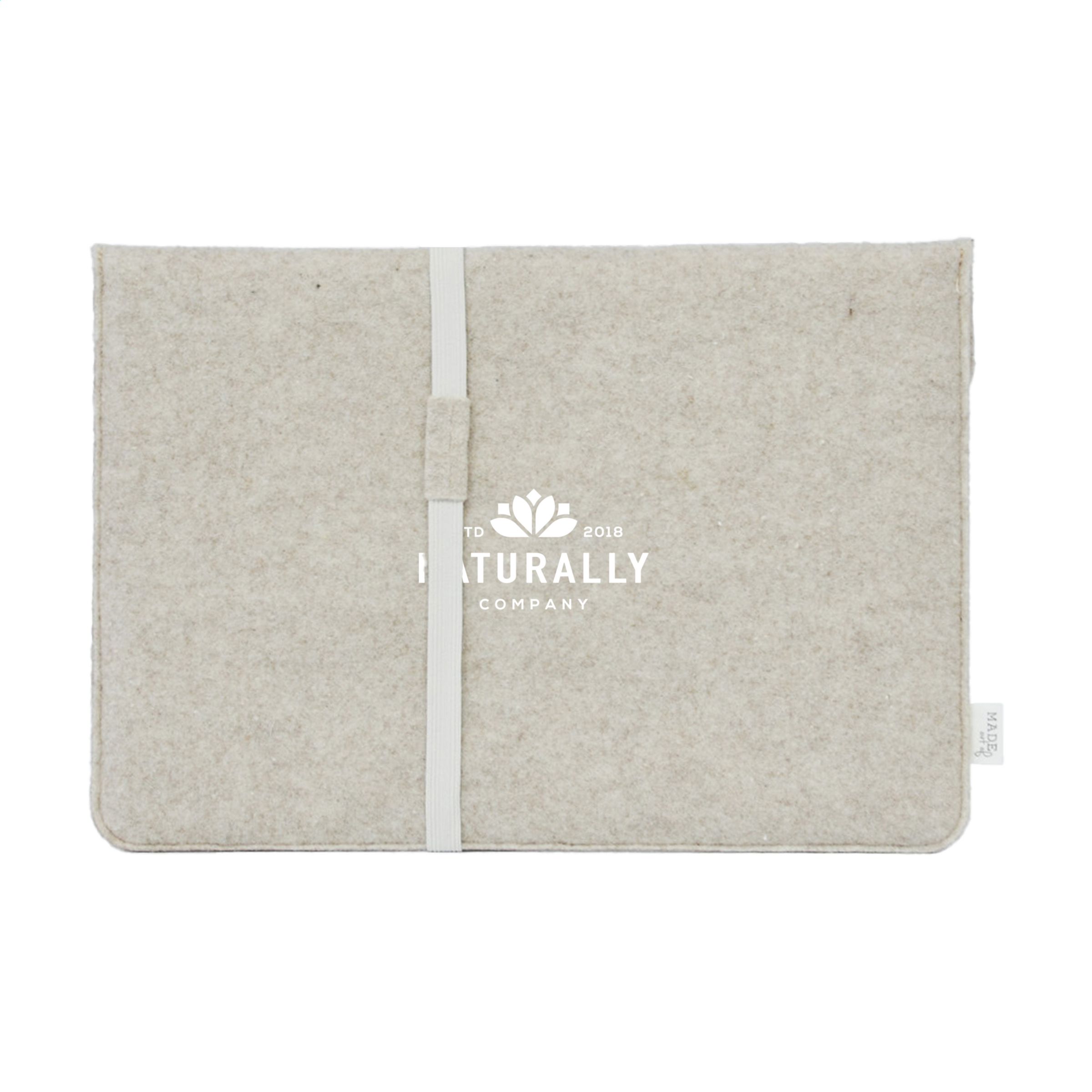 W493 Stilingas, dizainerių sukurtas 15/16 colių nešiojamojo kompiuterio dėklas, pagamintas iš perdirbto vilnos veltinio.