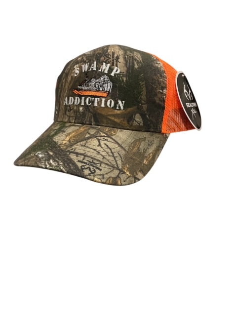 real tree camo airboat hat