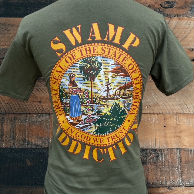 Florida Seal T-shirt Olive Green