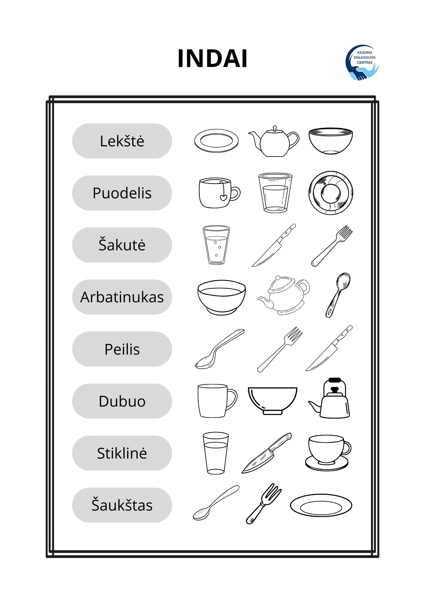 Kalbos ugdymo pratybos PDF