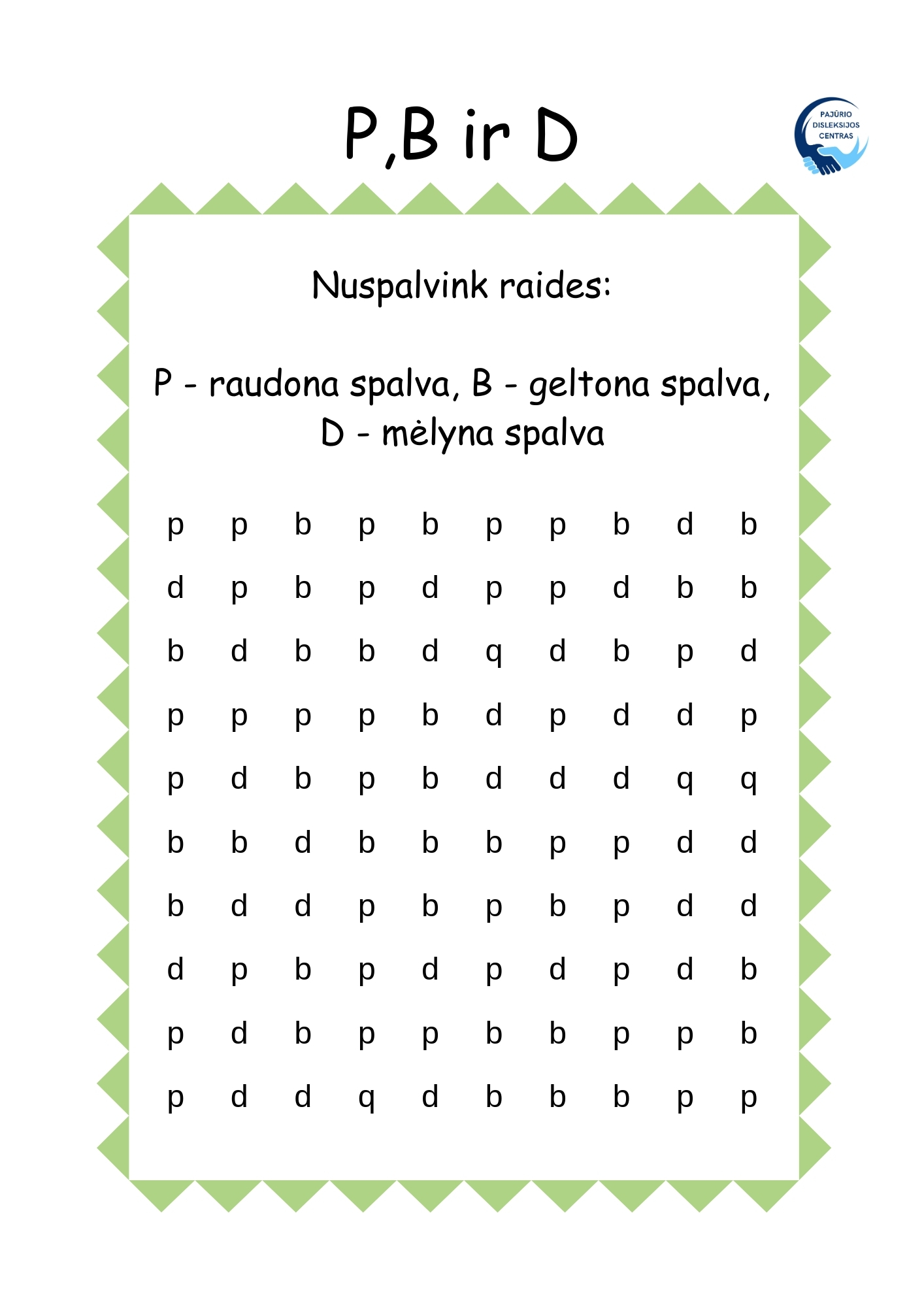 Disgrafijos įveikos pratimai PDF