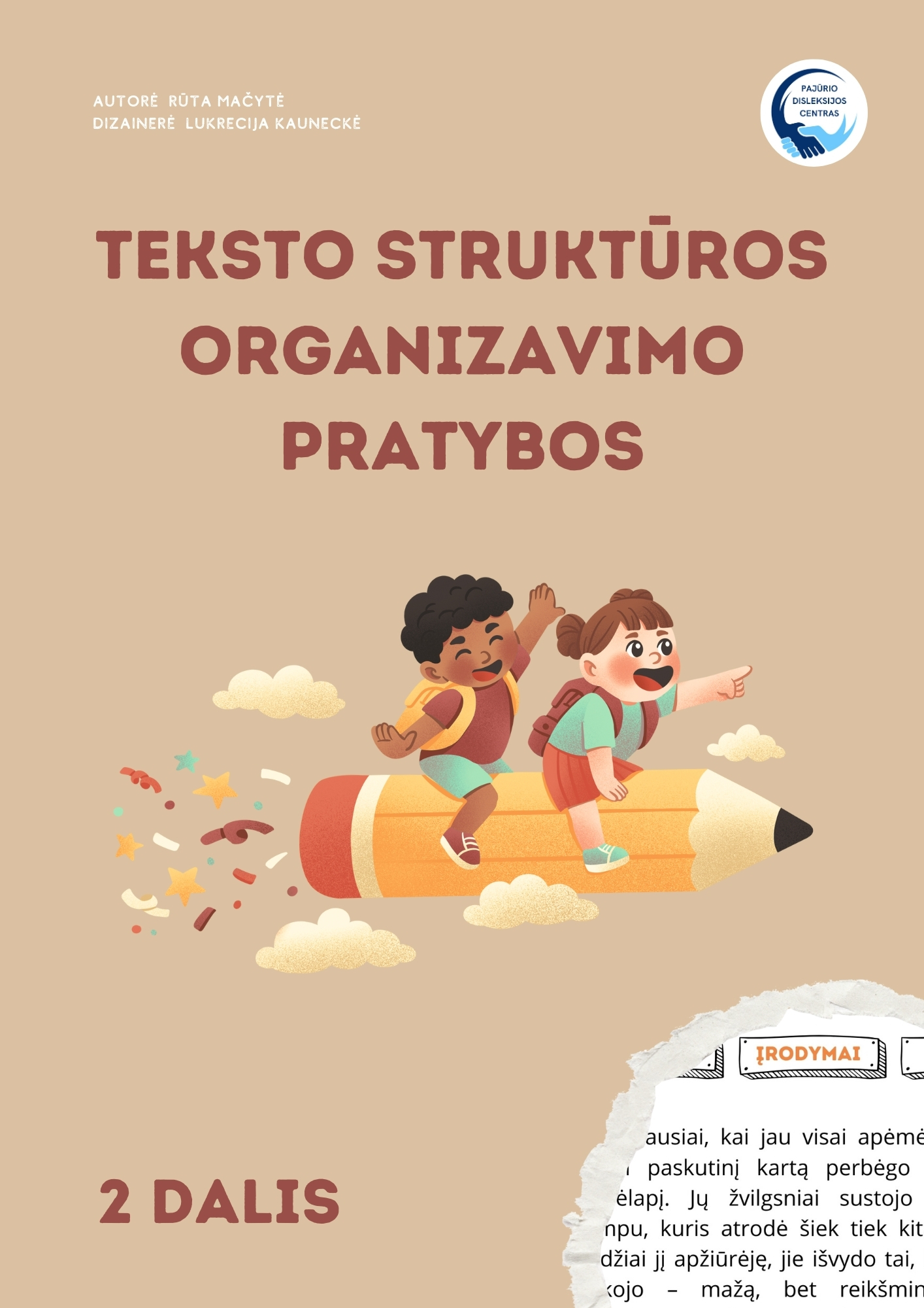 Teksto struktūros organizavimo pratybos 2 dalis PDF
