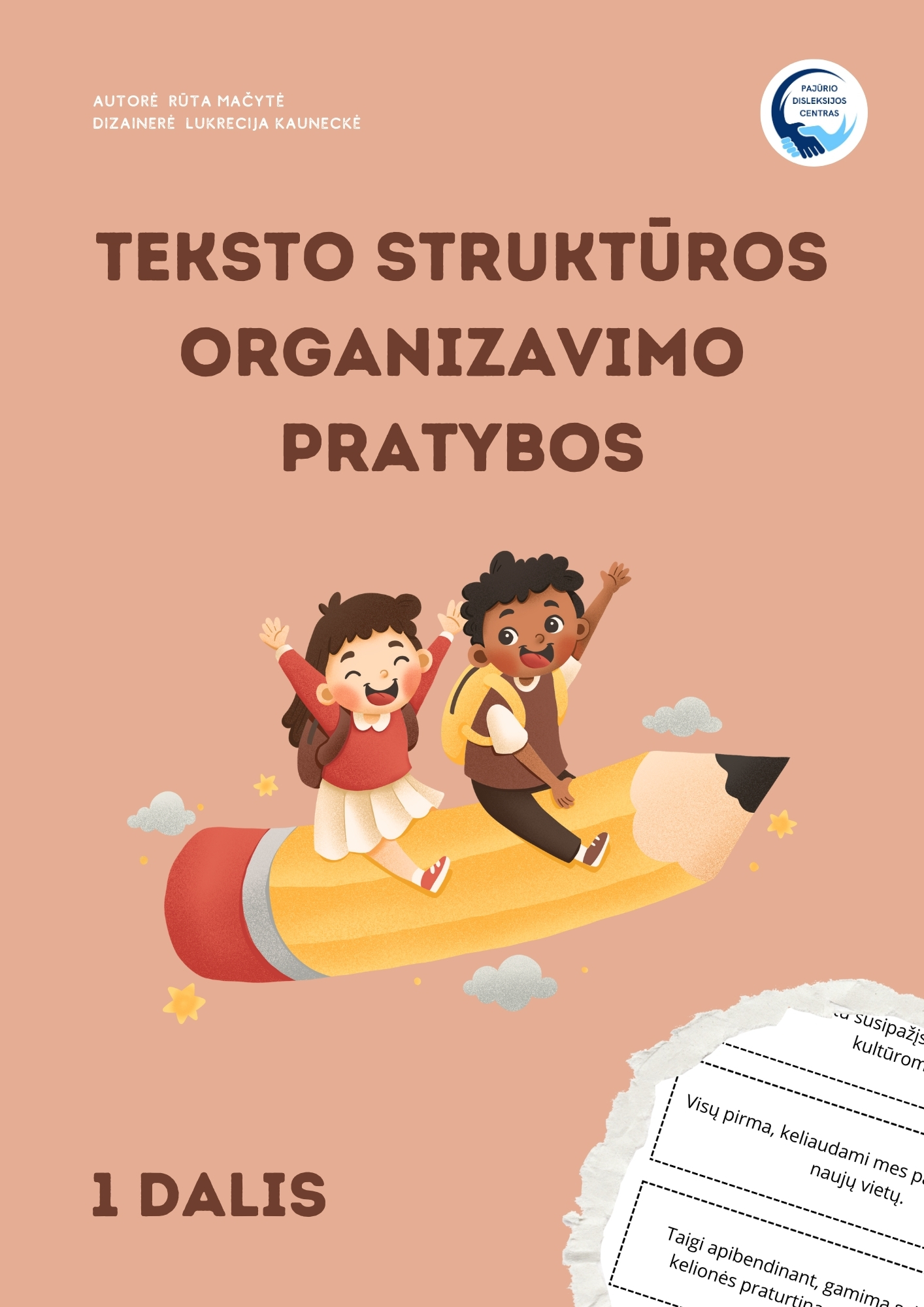 Teksto struktūros organizavimo pratybos 1 dalis PDF