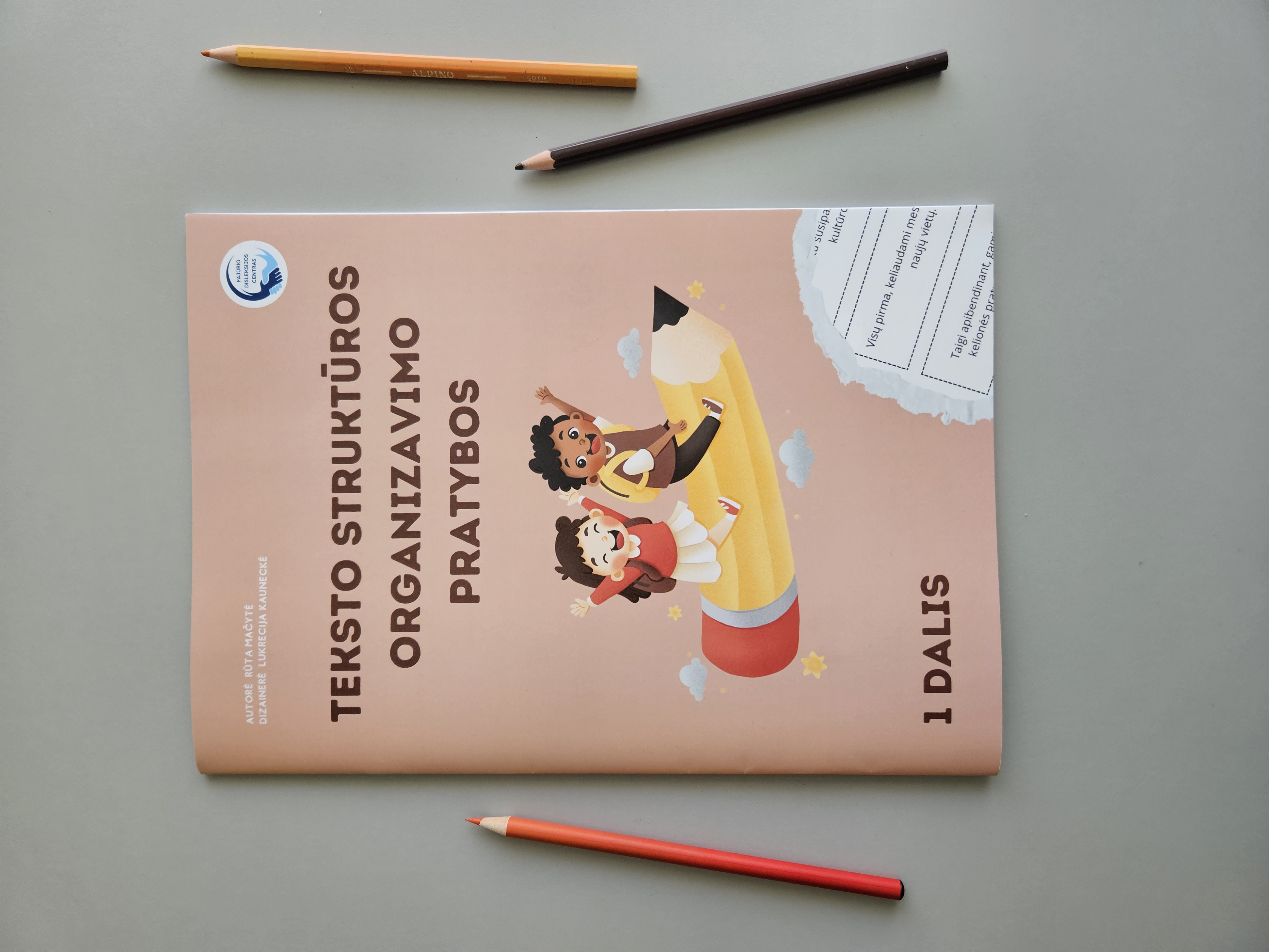 Teksto struktūros organizavimo pratybos 1 dalis