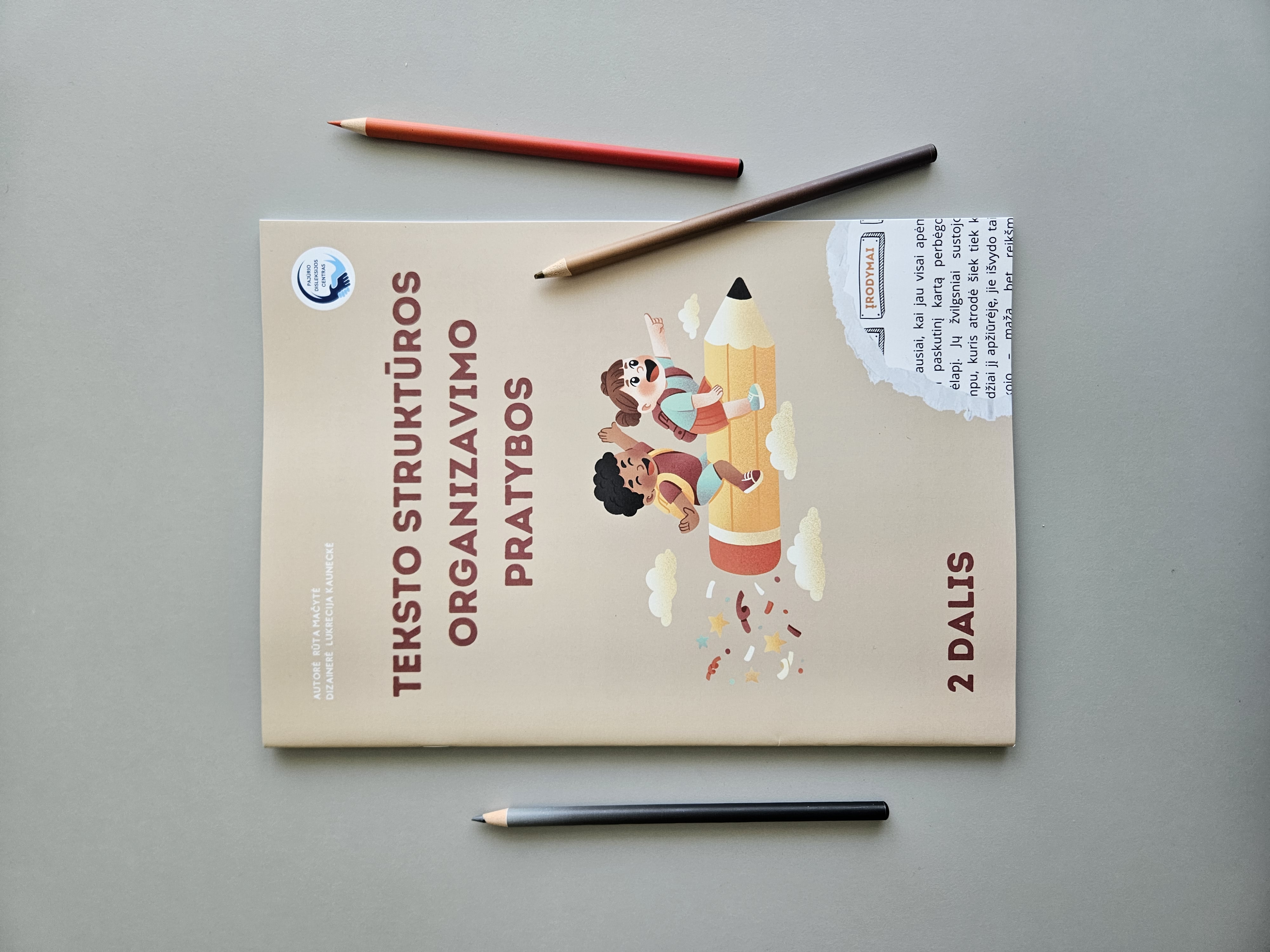 Teksto struktūros organizavimo pratybos 2 dalis