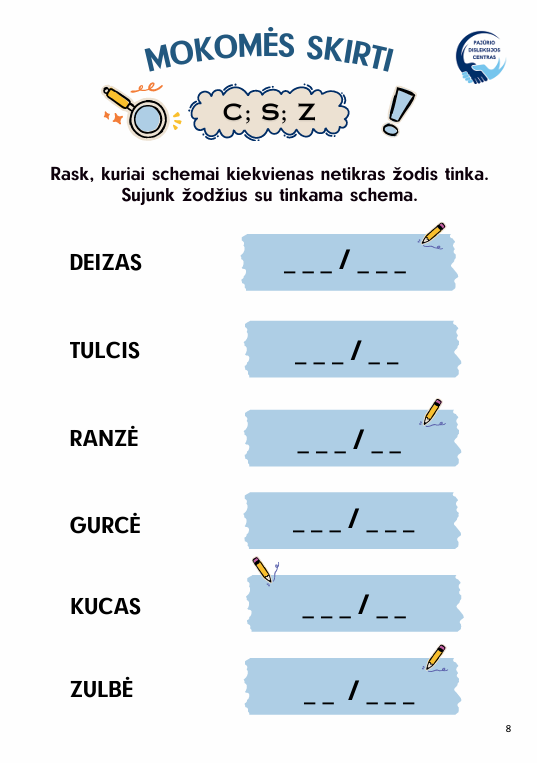 Foneminės analizės pratybos 2 dalis
