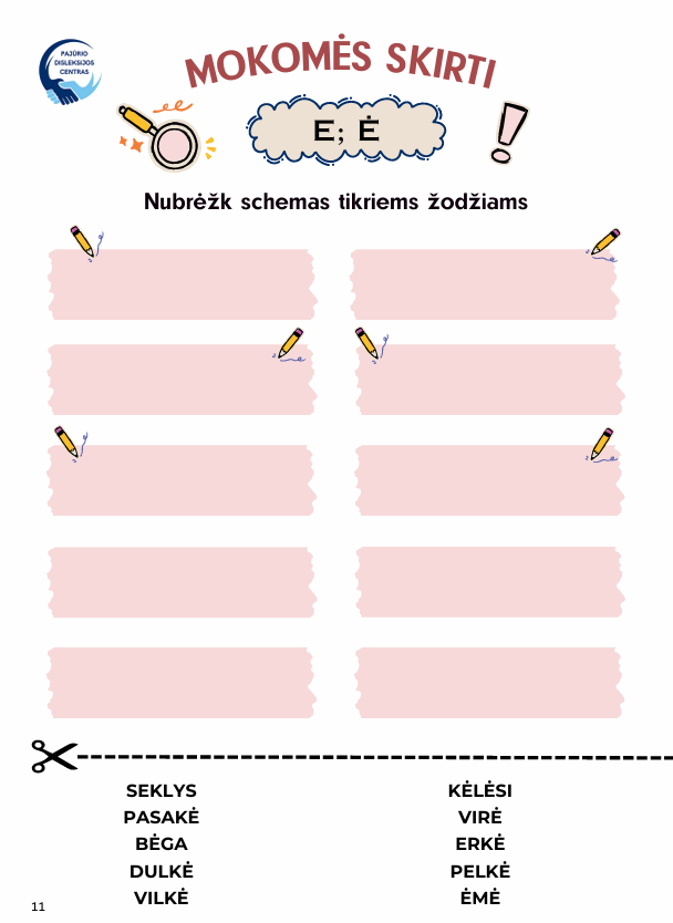 Foneminės analizės pratybos 1 dalis