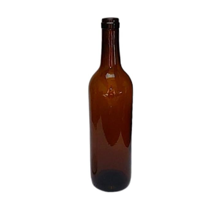 BOTELLA AMBAR 750 ML