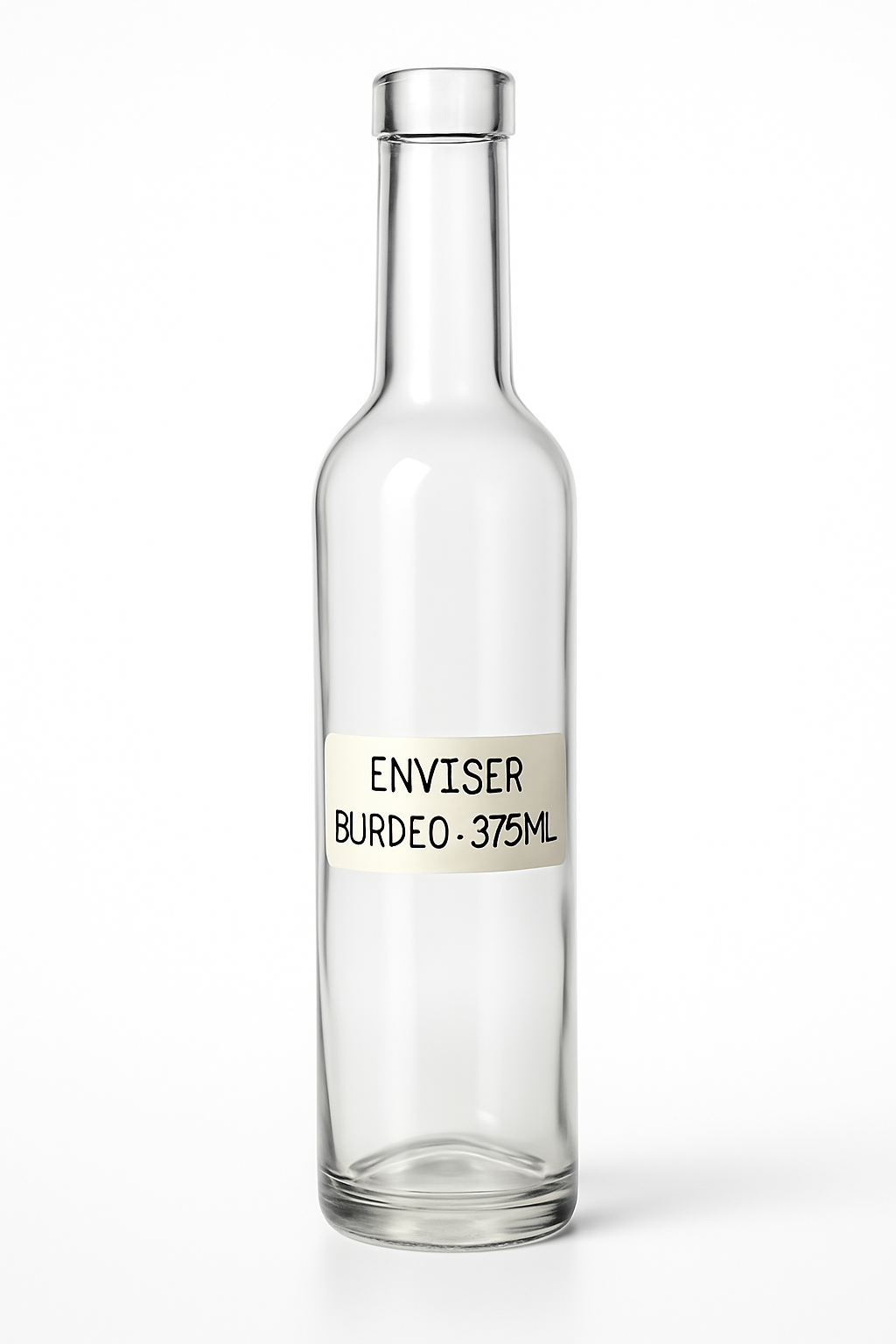 BOTELLA TRANSPARENTE 375 ML