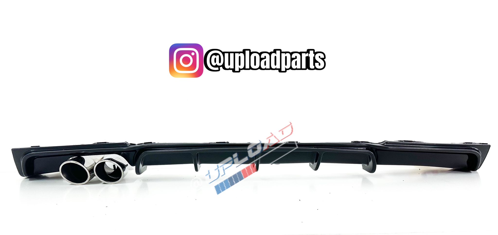DIFUSOR BMW SÉRIE 3 - F30 / F31 LOOK M PERFORMANCE 2 SAÍDAS