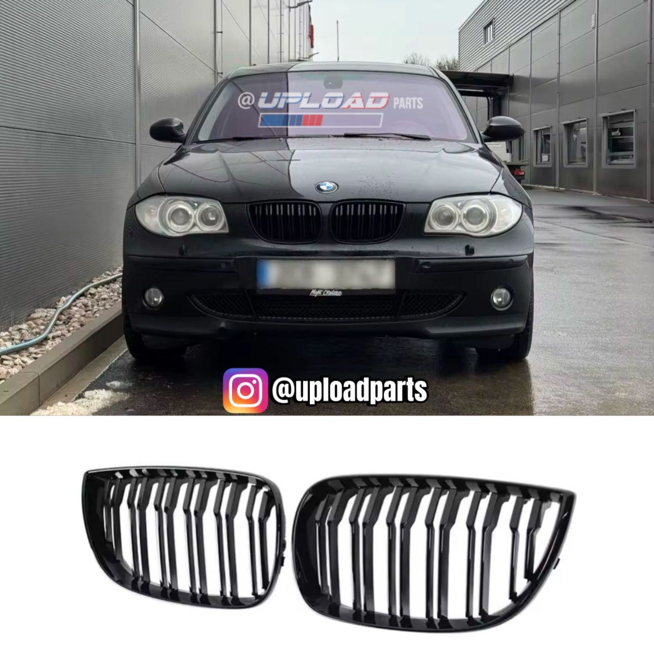 GRELHAS DUPLAS BMW SÉRIE 1 - E81 E87 LOOK M PERFORMANCE