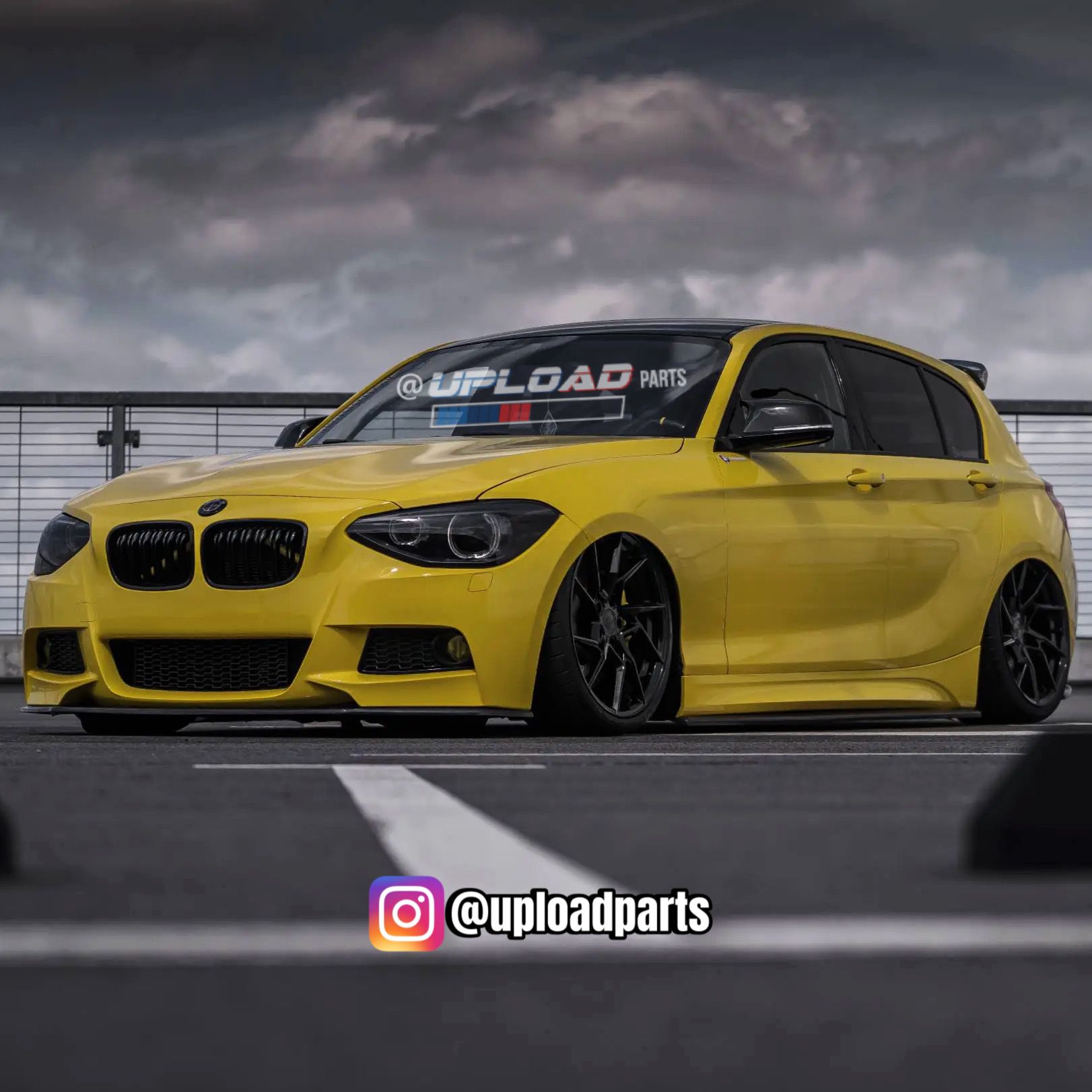 GRELHAS DUPLAS BMW SÉRIE 1 - F20 F21 LOOK M PERFORMANCE
