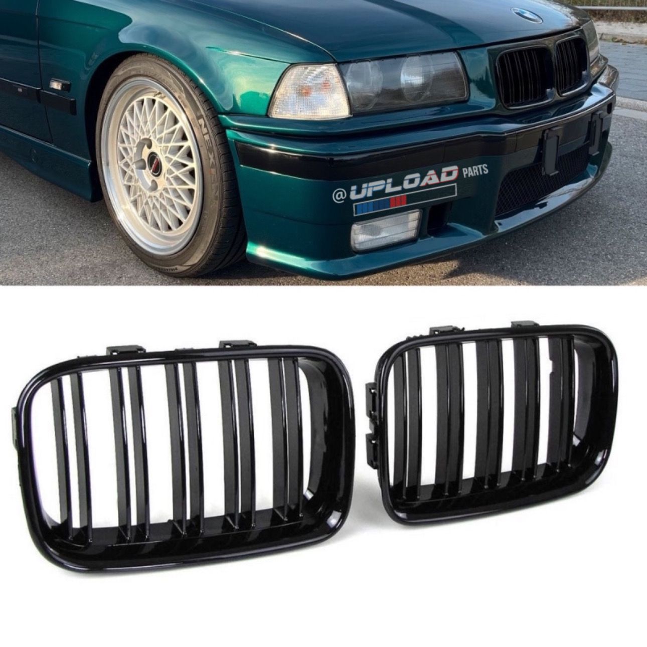 GRELHAS DUPLAS BMW SÉRIE 3 - E36 PRE LCI LOOK M PERFORMANCE