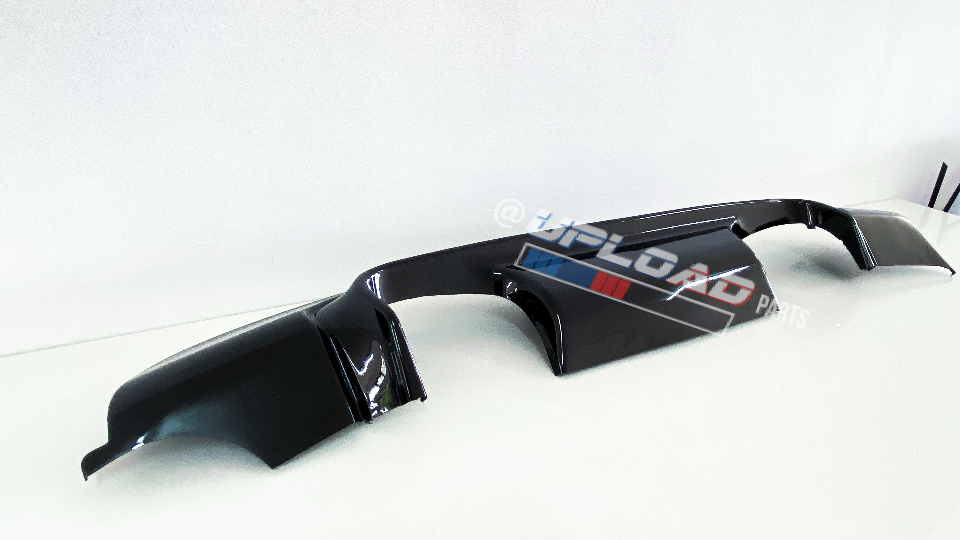 DIFUSOR BMW -  SÉRIE 3 E46 LOOK M PERFORMANCE 2 SAÍDAS DUPLAS