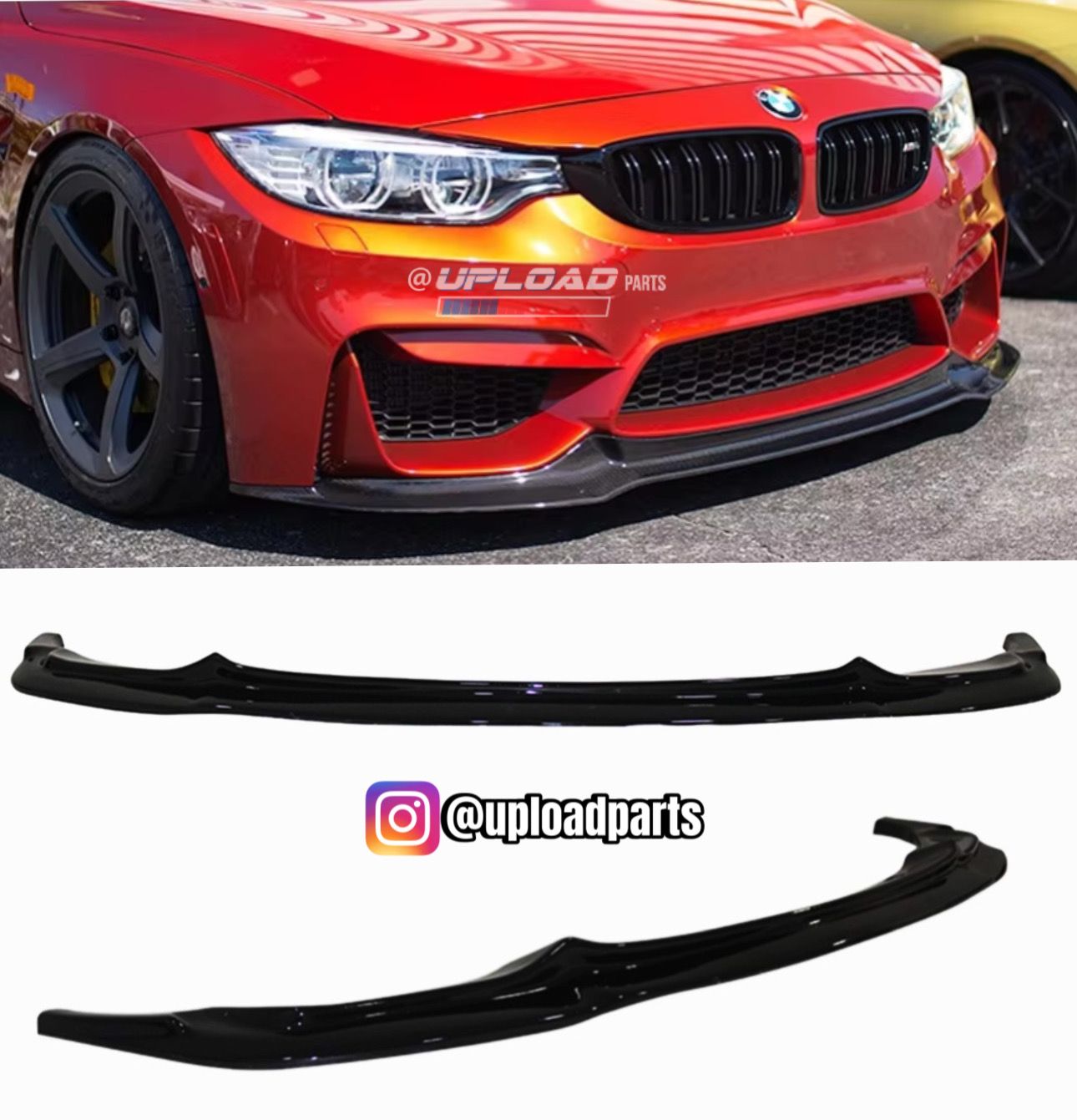 LIP FRONTAL BMW SÉRIE 4 - F32, F33 e F36 LOOK M4