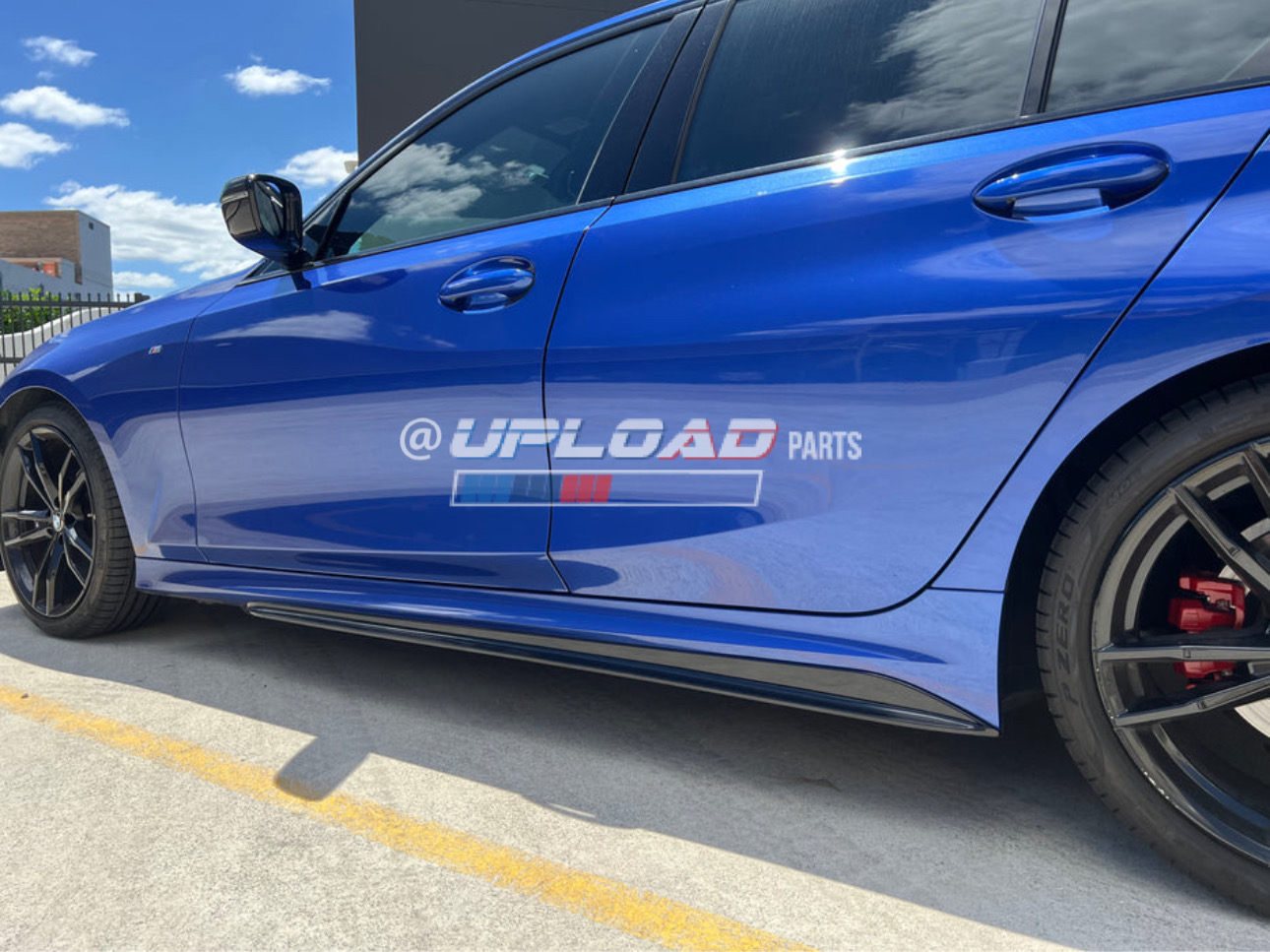 Lâminas Laterais BMW Série 3 G20 G21 LOOK M Performance