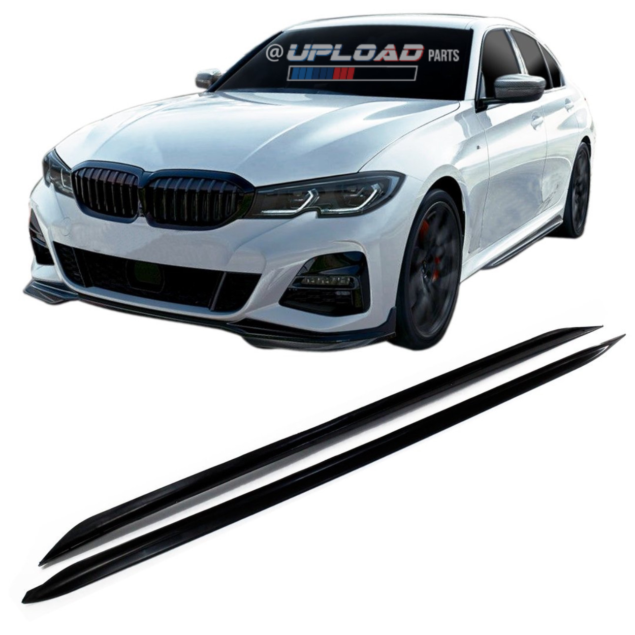 Lâminas Laterais BMW Série 3 G20 G21 LOOK M Performance