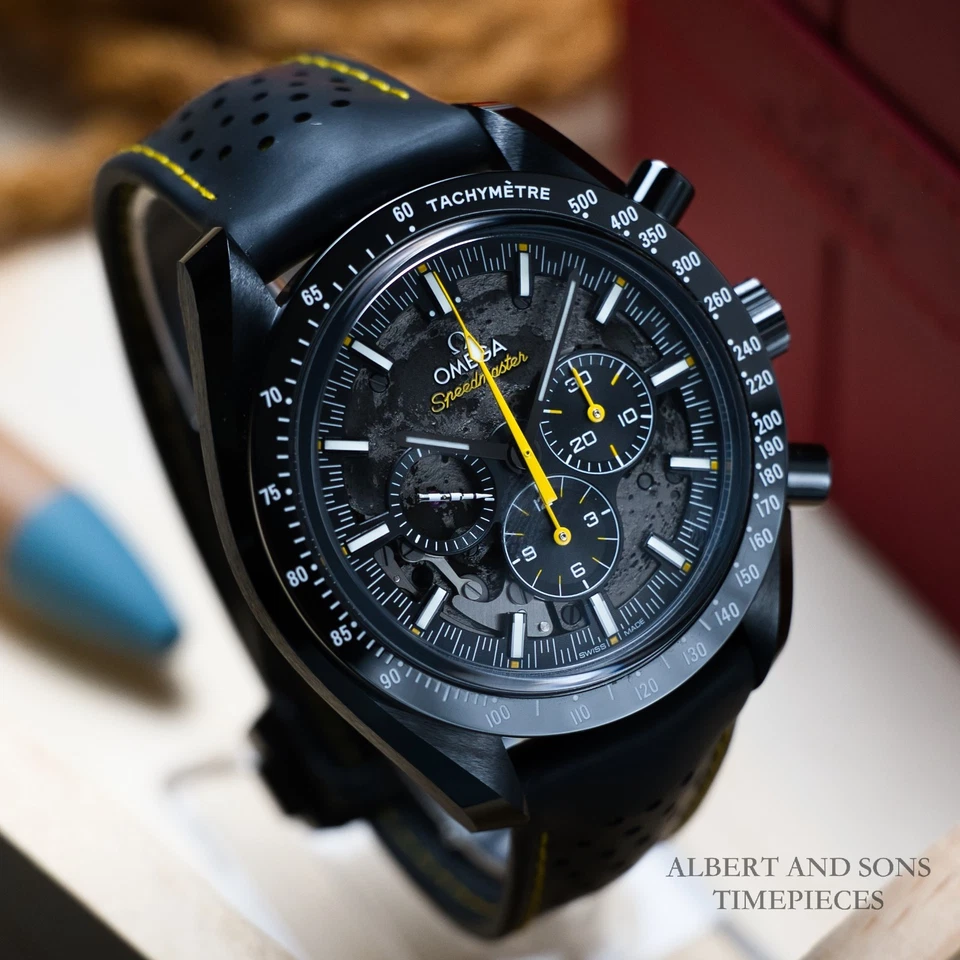 OMEGA Dark Side of the Moon Apollo 8 Rocket Edition 310.92.44.50.01.001 Complete Box & Papers