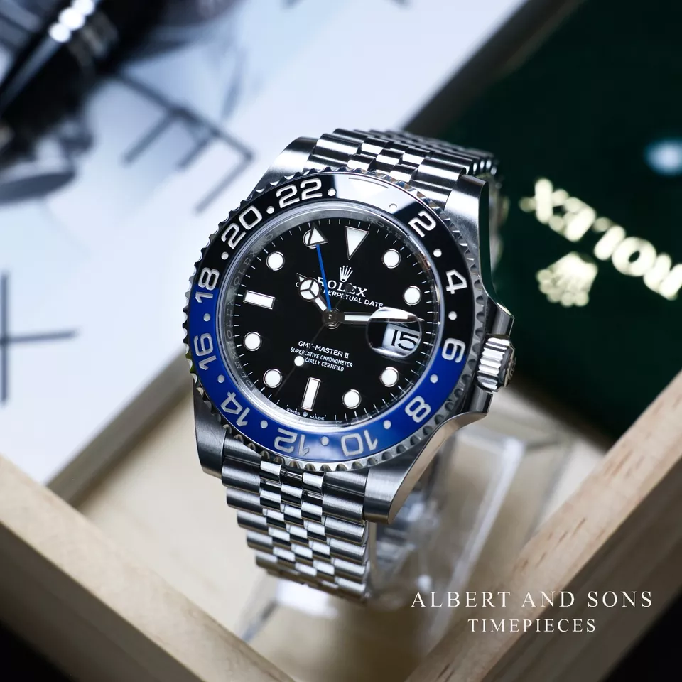 2020 Rolex GMT-Master II 126710BLNR Jubilee Bracelet 'Batgirl' Complete Box and Papers