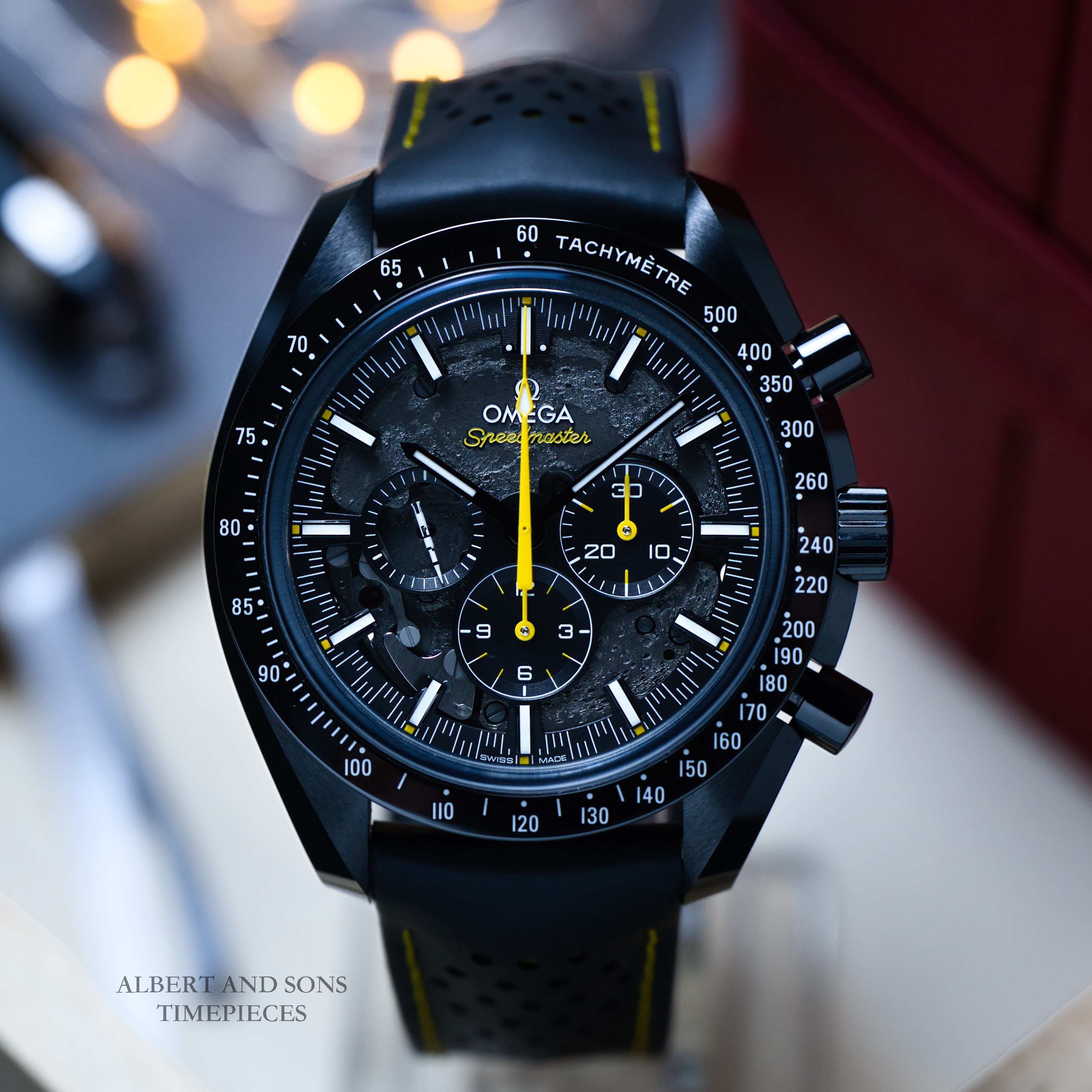 2025 Omega Speedmaster Apollo 8 Dark Side of The Moon Mint LNIB Complete Box&Papers