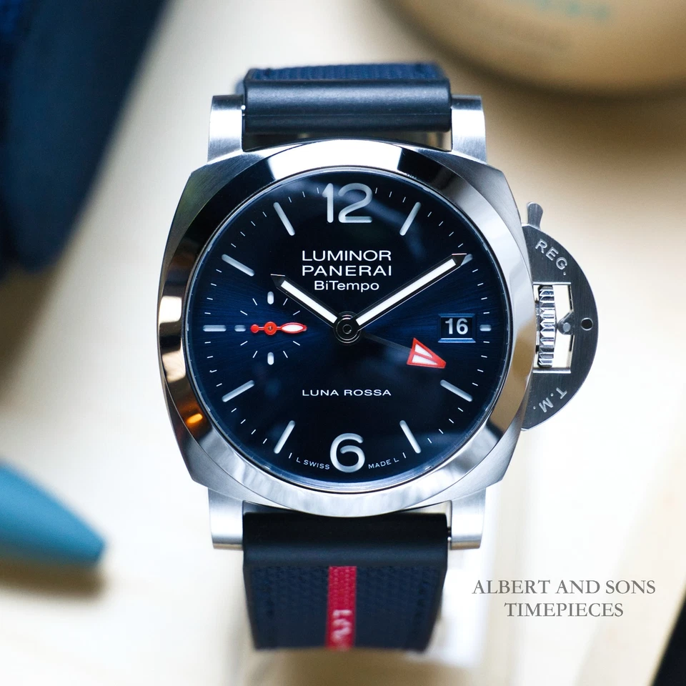 Panerai Luminor Due Blue Men's Watch - PAM01404