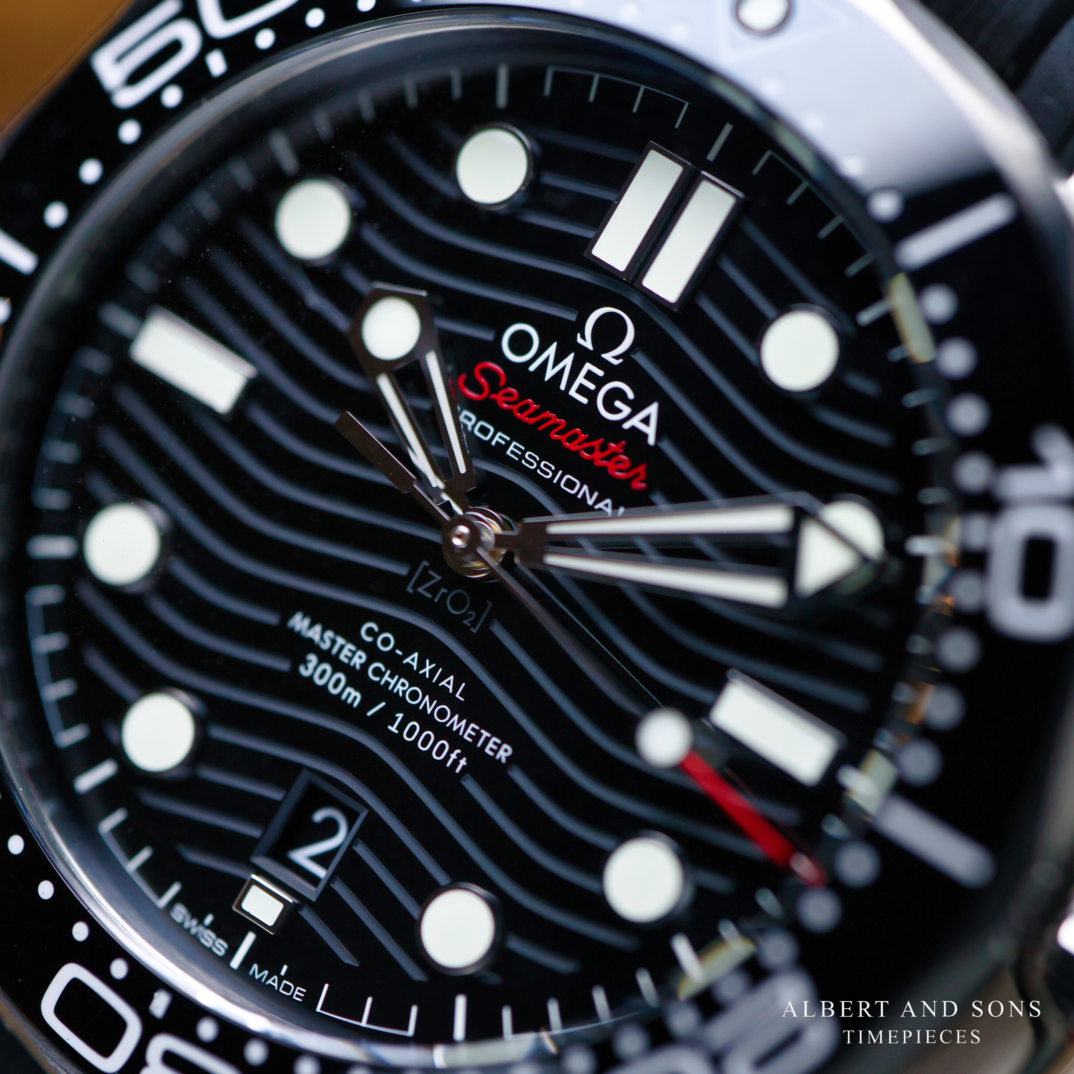 OMEGA Seamaster Diver 300M Black Dial Mint LNIB Box&Papers