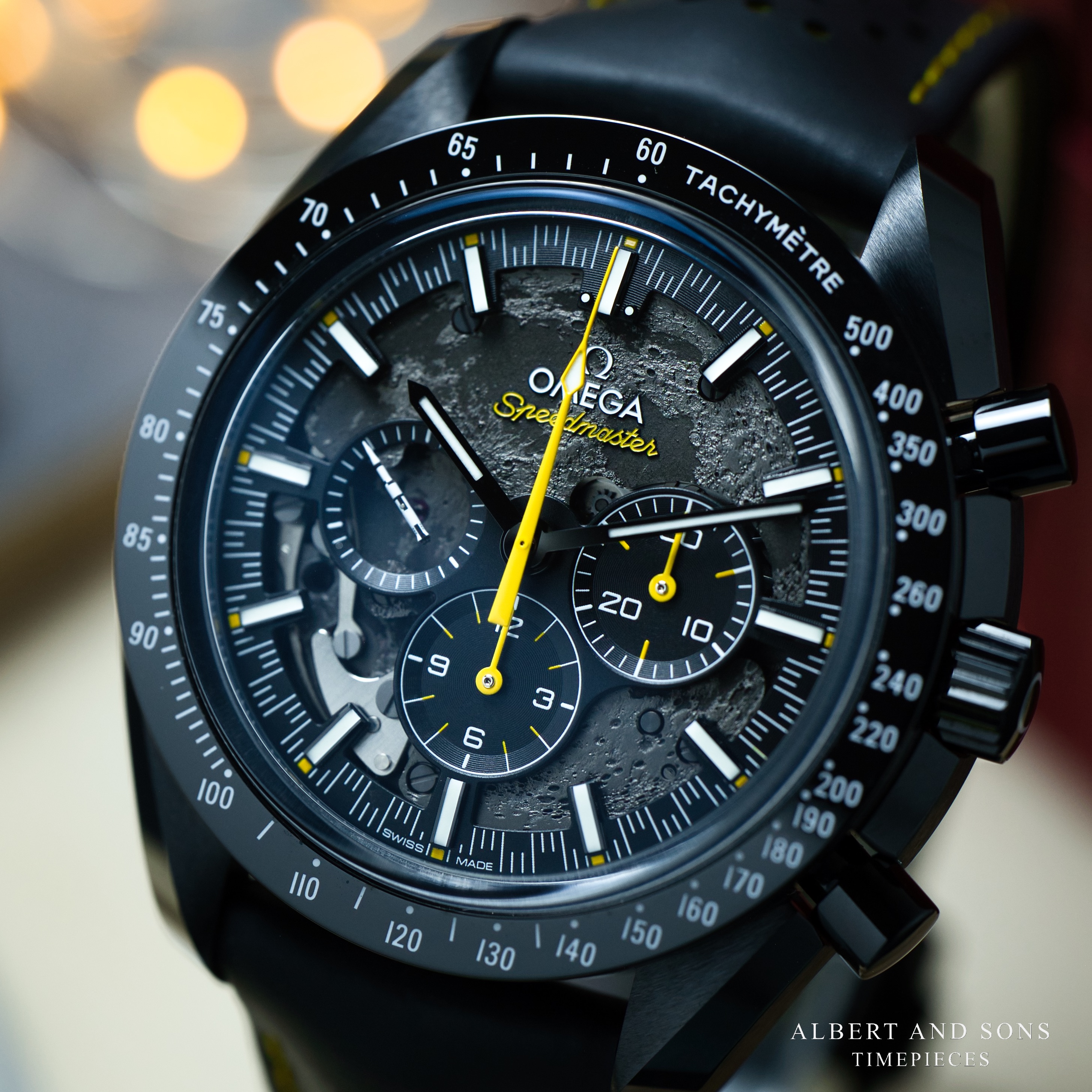 2025 Omega Speedmaster Apollo 8 Dark Side of The Moon Mint LNIB Complete Box&Papers