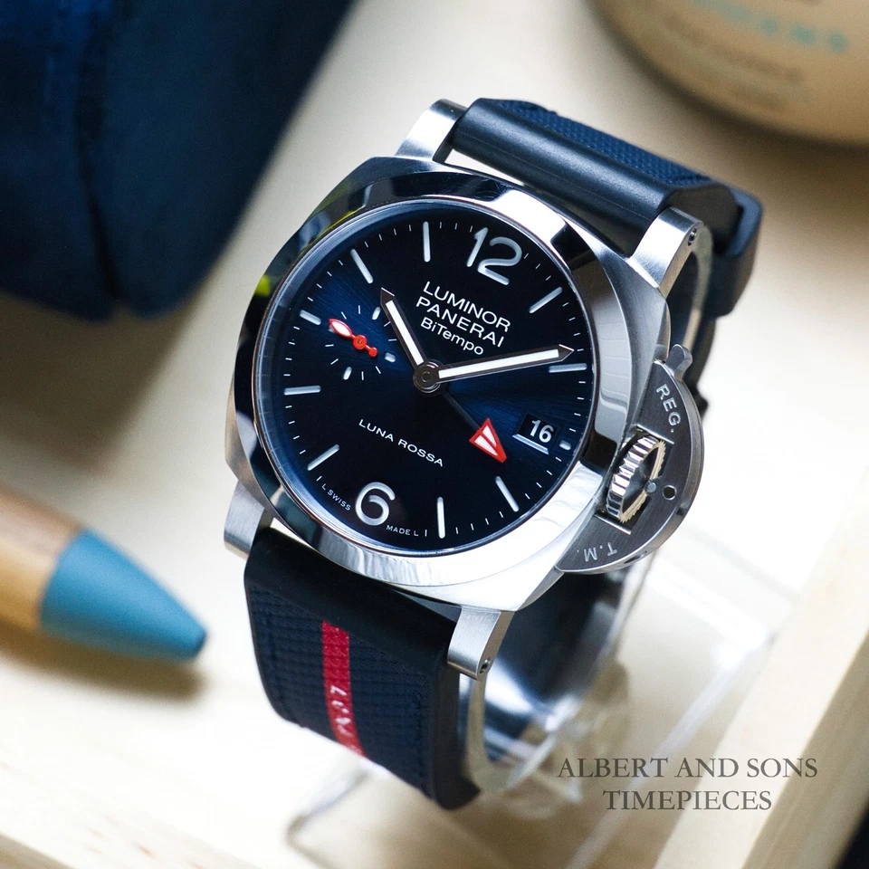 Panerai Luminor Due Blue Men's Watch - PAM01404