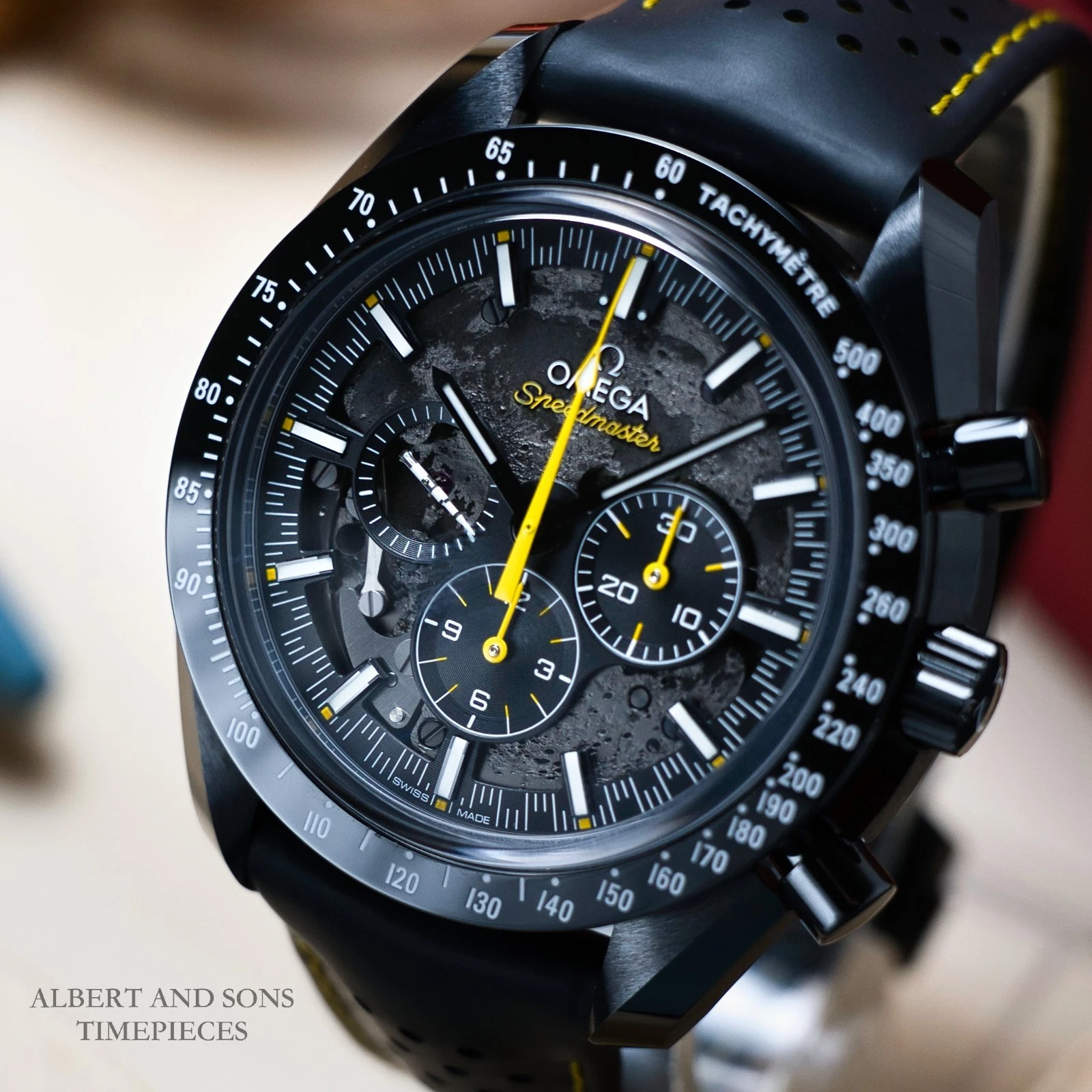 OMEGA Dark Side of the Moon Apollo 8 Rocket Edition 310.92.44.50.01.001 Complete Box & Papers