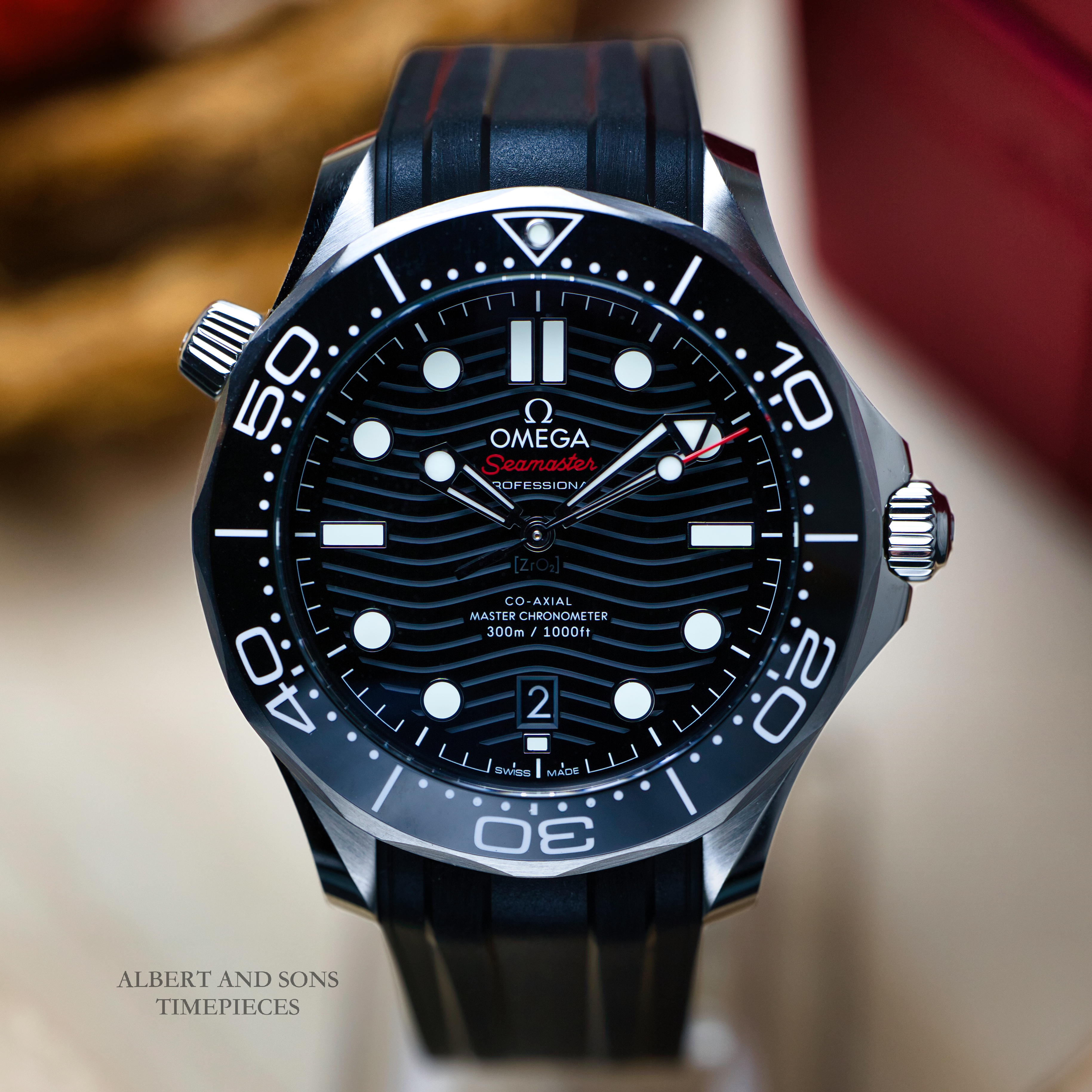 OMEGA Seamaster Diver 300M Black Dial Mint LNIB Box&Papers