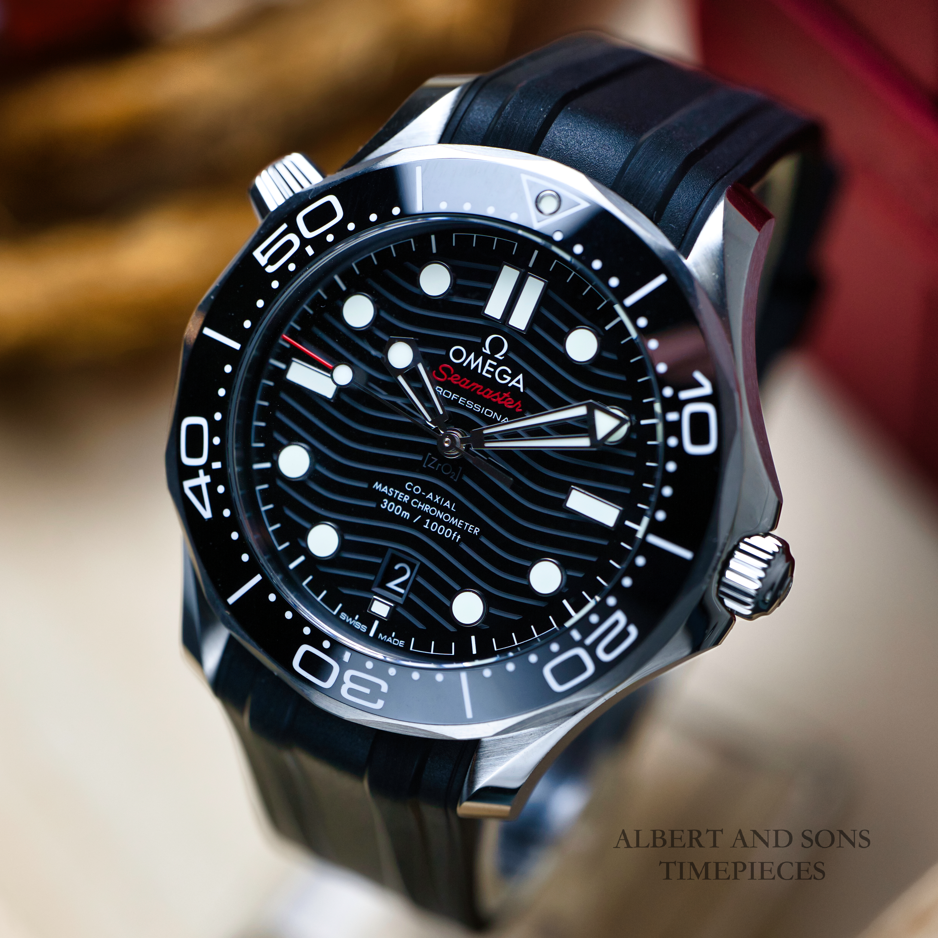 OMEGA Seamaster Diver 300M Black Dial Mint LNIB Box&Papers
