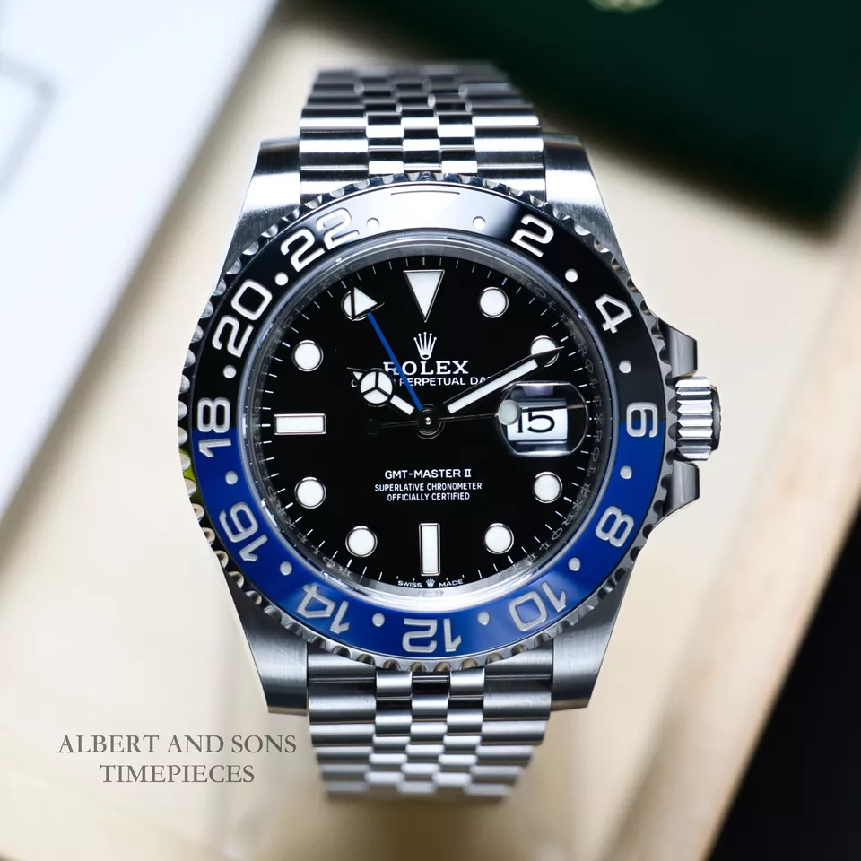 2020 Rolex GMT-Master II 126710BLNR Jubilee Bracelet 'Batgirl' Complete Box and Papers