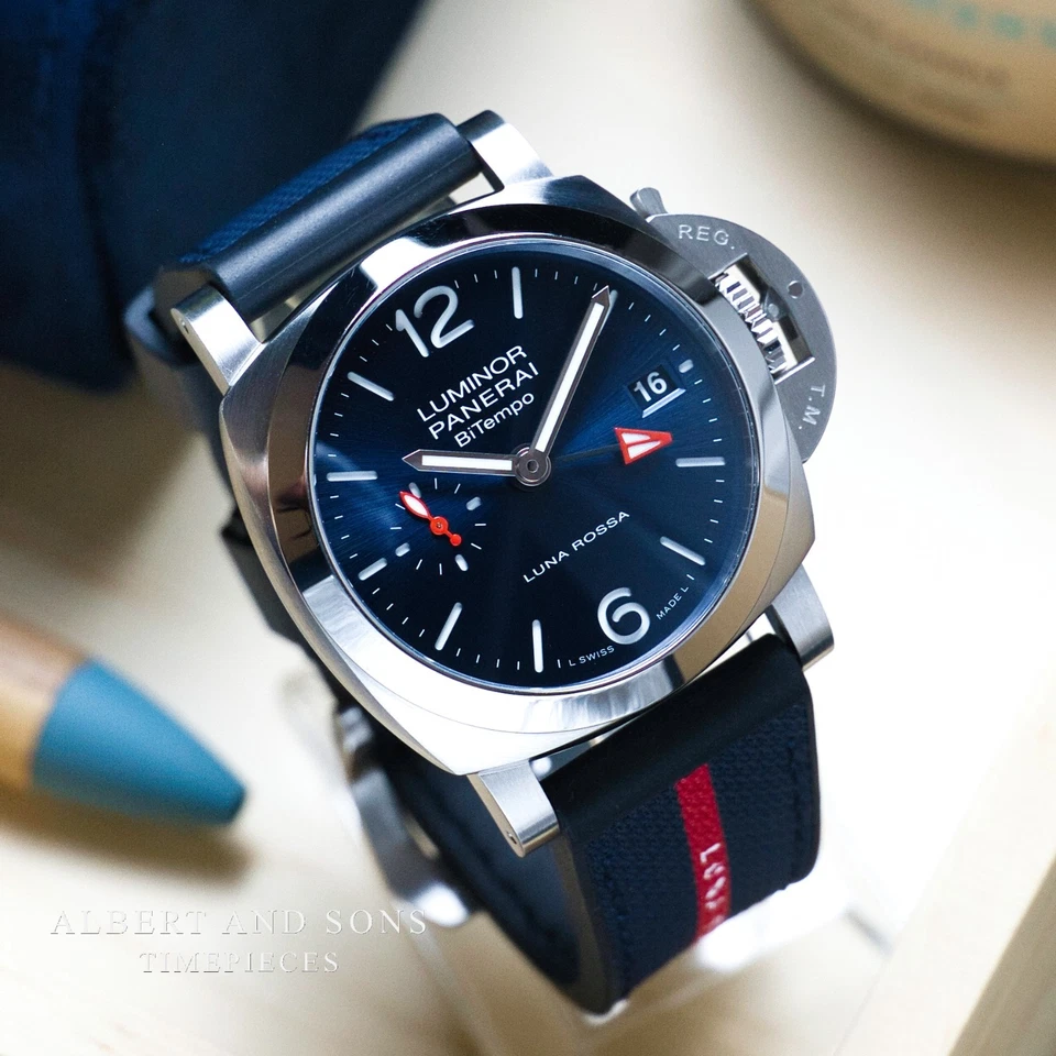 Panerai Luminor Due Blue Men's Watch - PAM01404