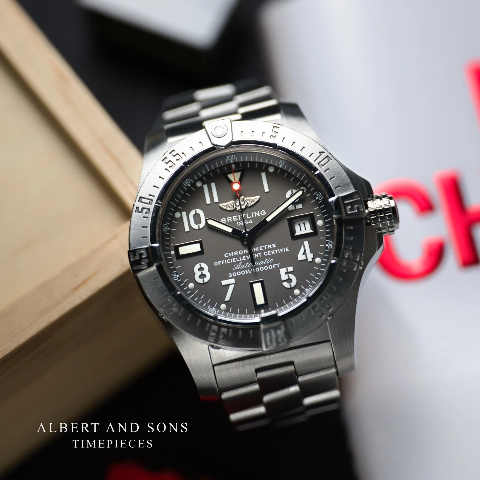 Breitling Avenger Complete with Box and Papers - A17330