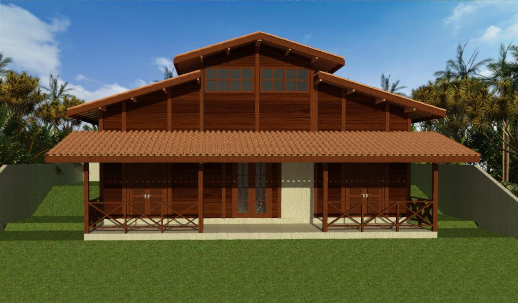 Projeto Melissa – Casa Imponente com Mezanino e Pergolado