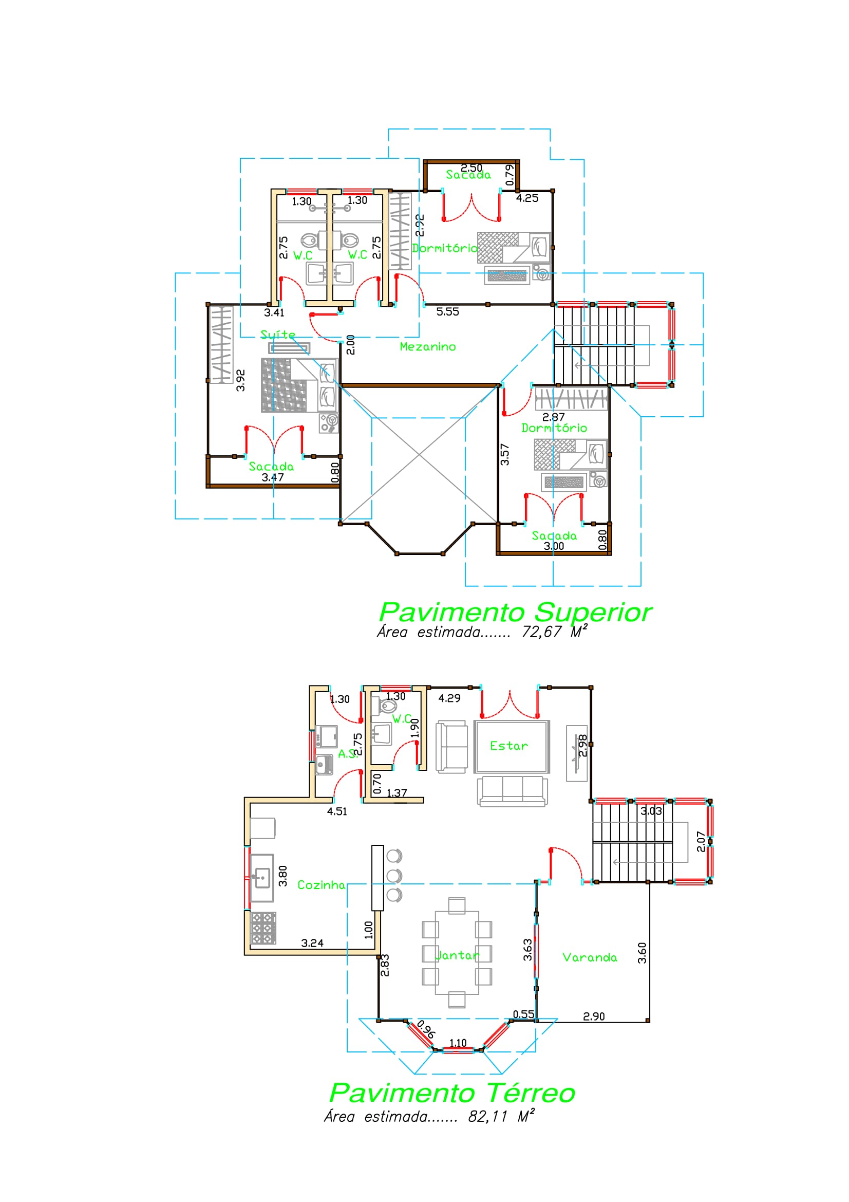 Projeto Isadora – Design Espetacular com 156,14 m²