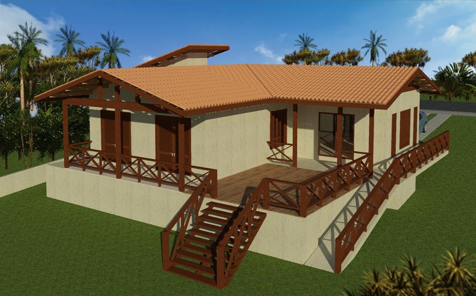  Projeto Esther - Conforto e Estilo em Madeira-182m²-3 dormitórios