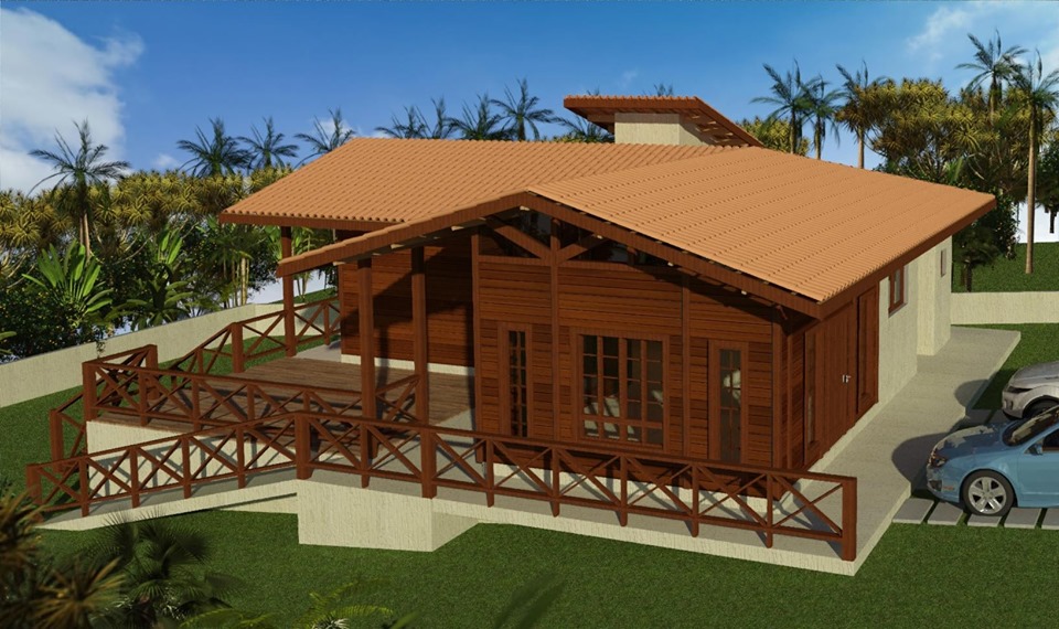  Projeto Esther - Conforto e Estilo em Madeira-182m²-3 dormitórios