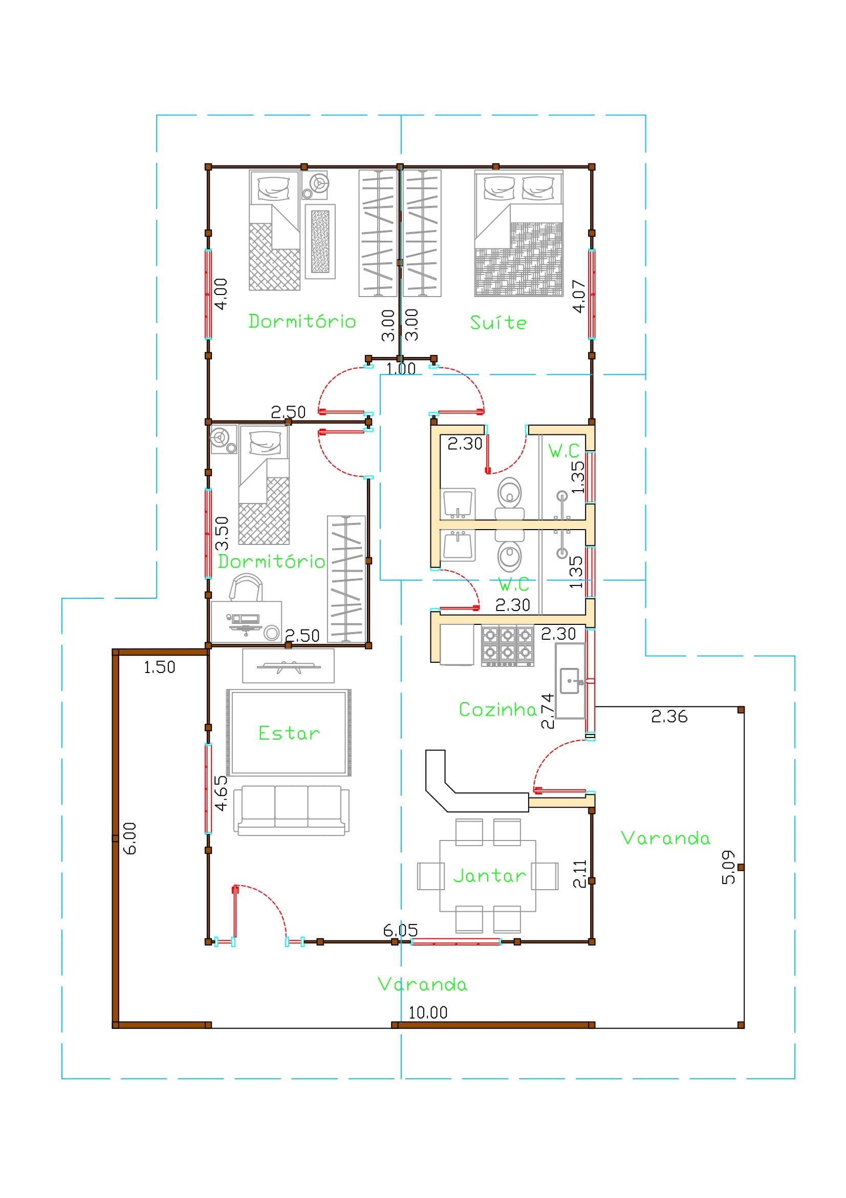 Projeto Maya - Conforto e Elegância em 105,17 m²