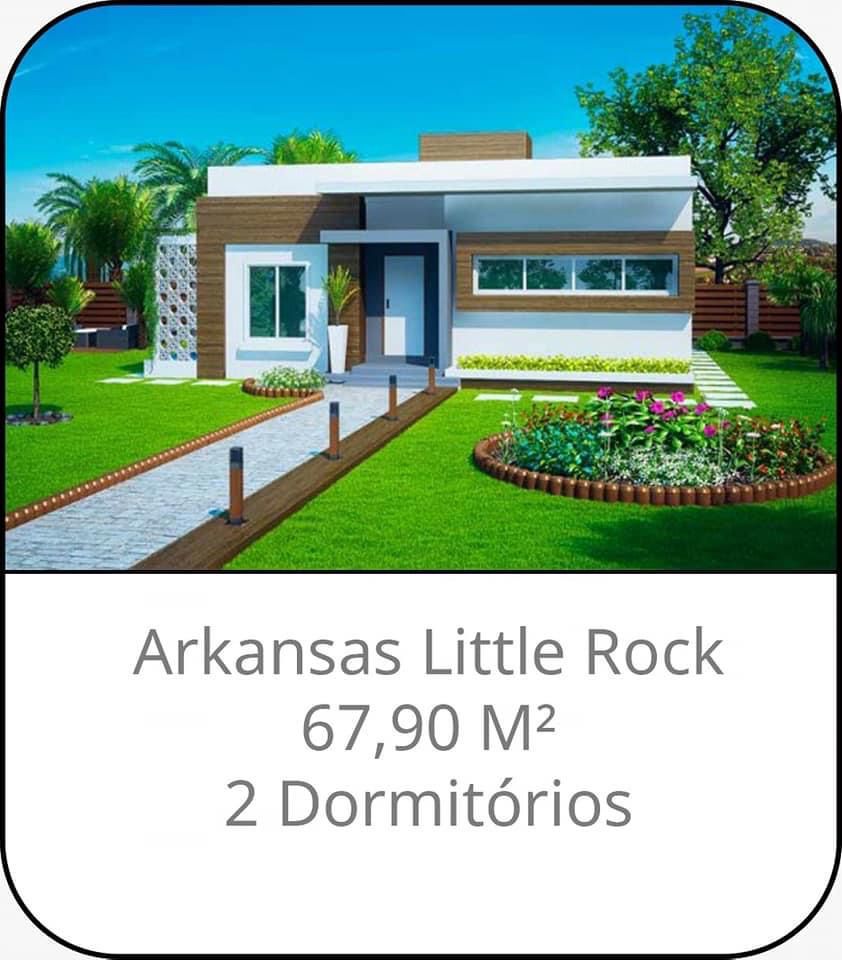 Casa Térrea de Alvenaria - Projeto Heloísa (67,90 m²)