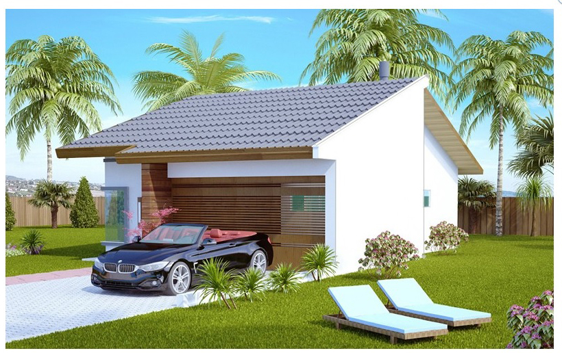 Casa Térrea de Alvenaria - Projeto Ayla (104,10 m²)
