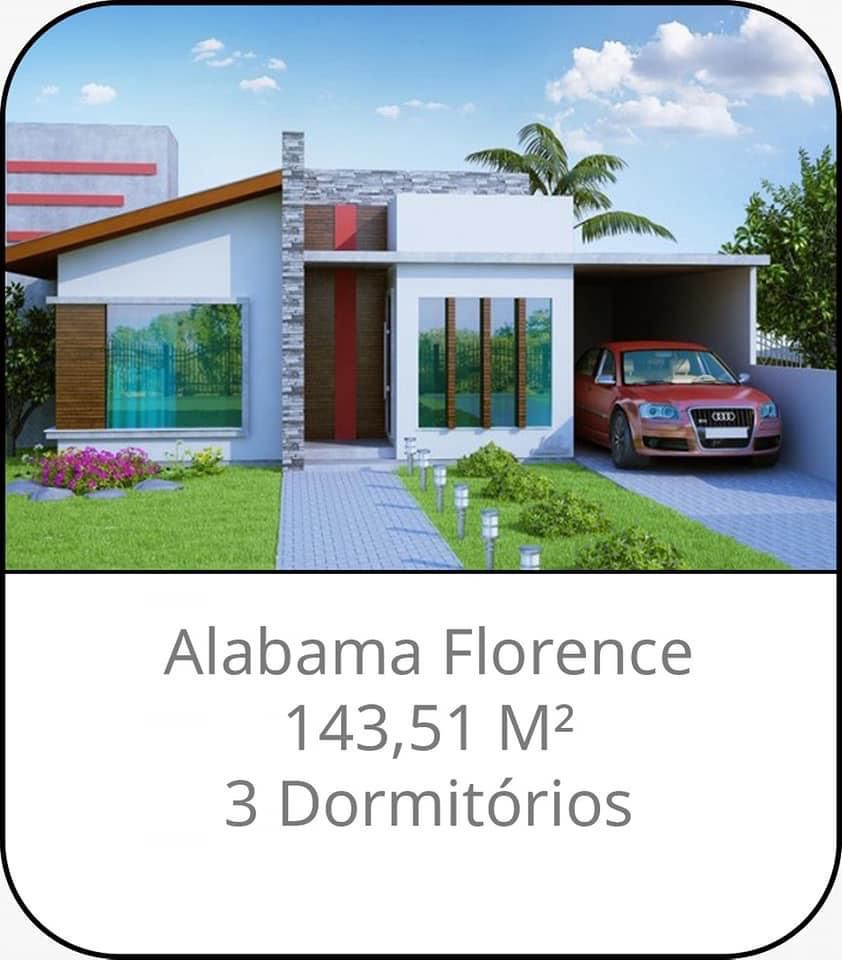 Casa Térrea de Alvenaria - Projeto Luíza (143,51 m²)