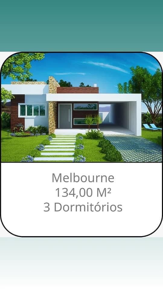 Casa Térrea de Alvenaria - Projeto Isabella (134,00 m²)