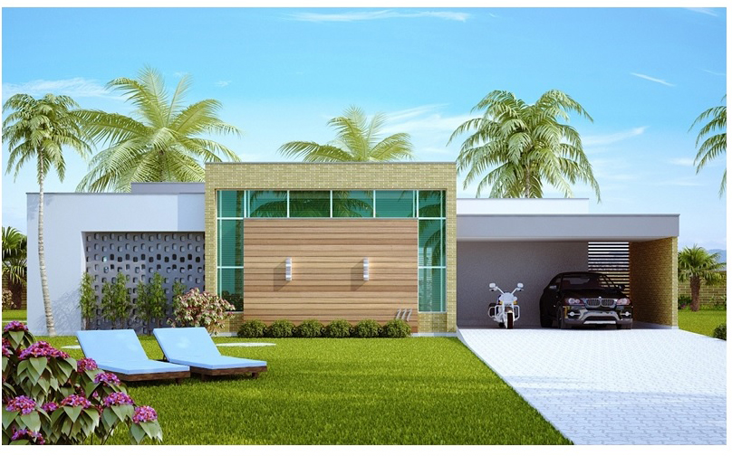 Casa Térrea de Alvenaria - Projeto Cecilia (aproximadamente 211 m²)