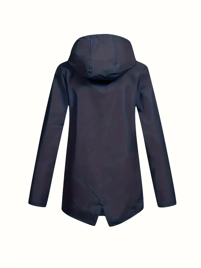 Women's Faux Fur Lined Coat - Zip-up Hoodie Windbreaker with Long Sleeve, Casual Warm Winter Clothing for Ladies